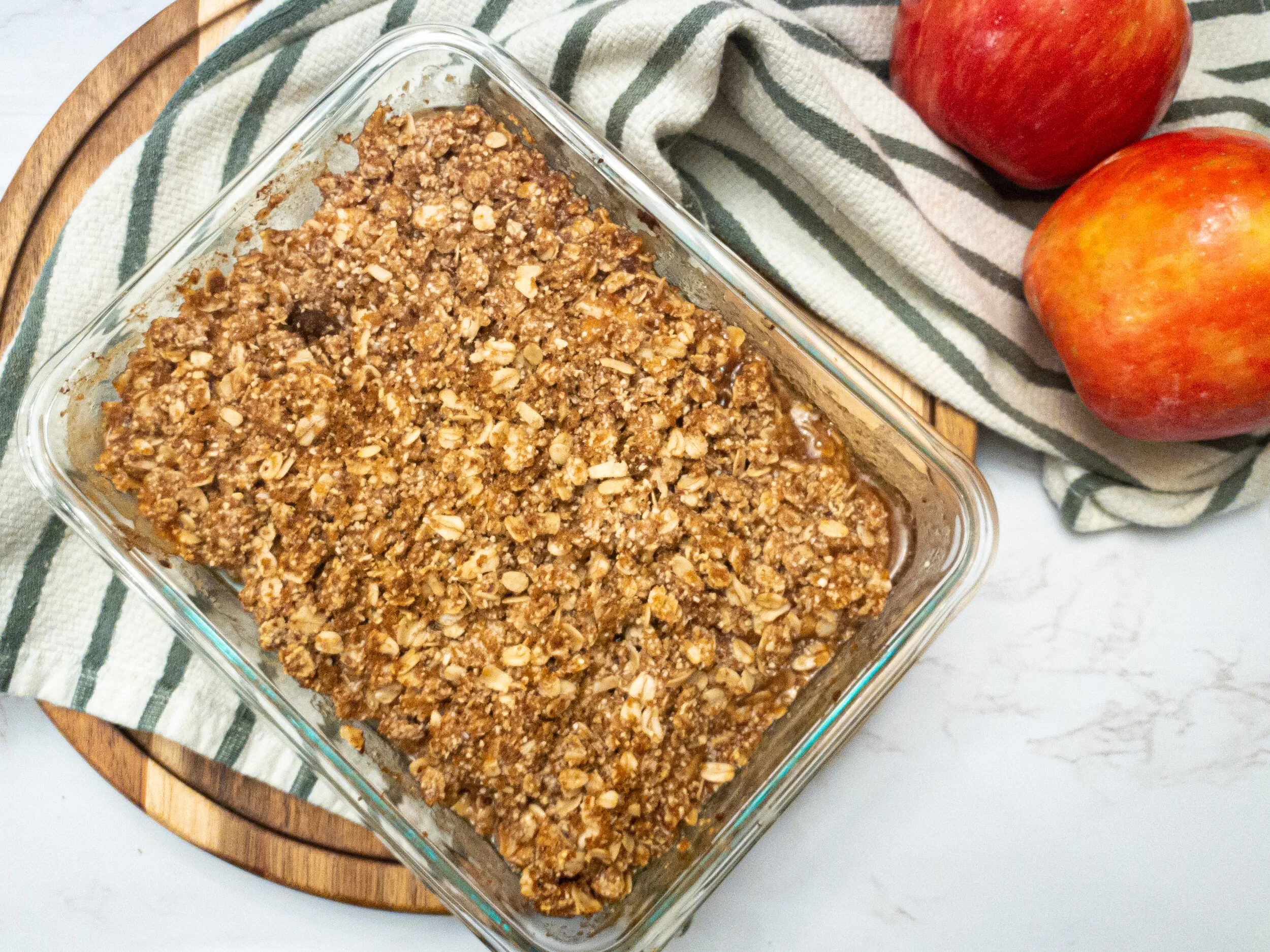Autumn Apple Crisp Recipe (Vegan, Gluten & Dairy Free)