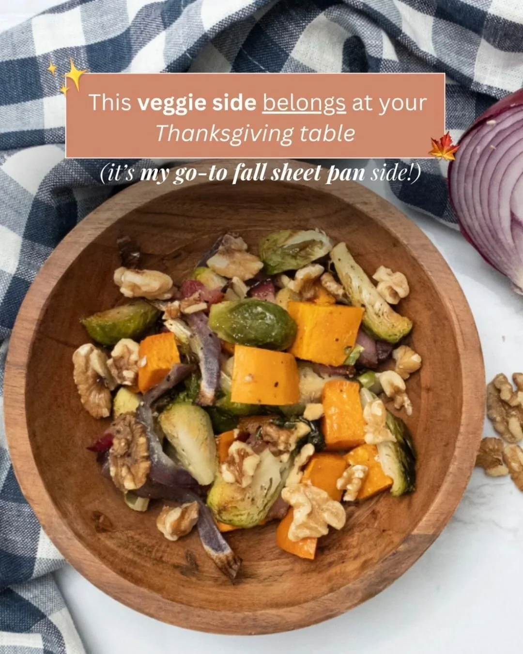 This is the kind of recipe I come back to every single fall! It's easy, cozy, and endlessly flexible.

It&rsquo;s packed with fiber, colors, and flavor to complement a holiday meal, but still simple enough to throw together on a weeknight!

You can s