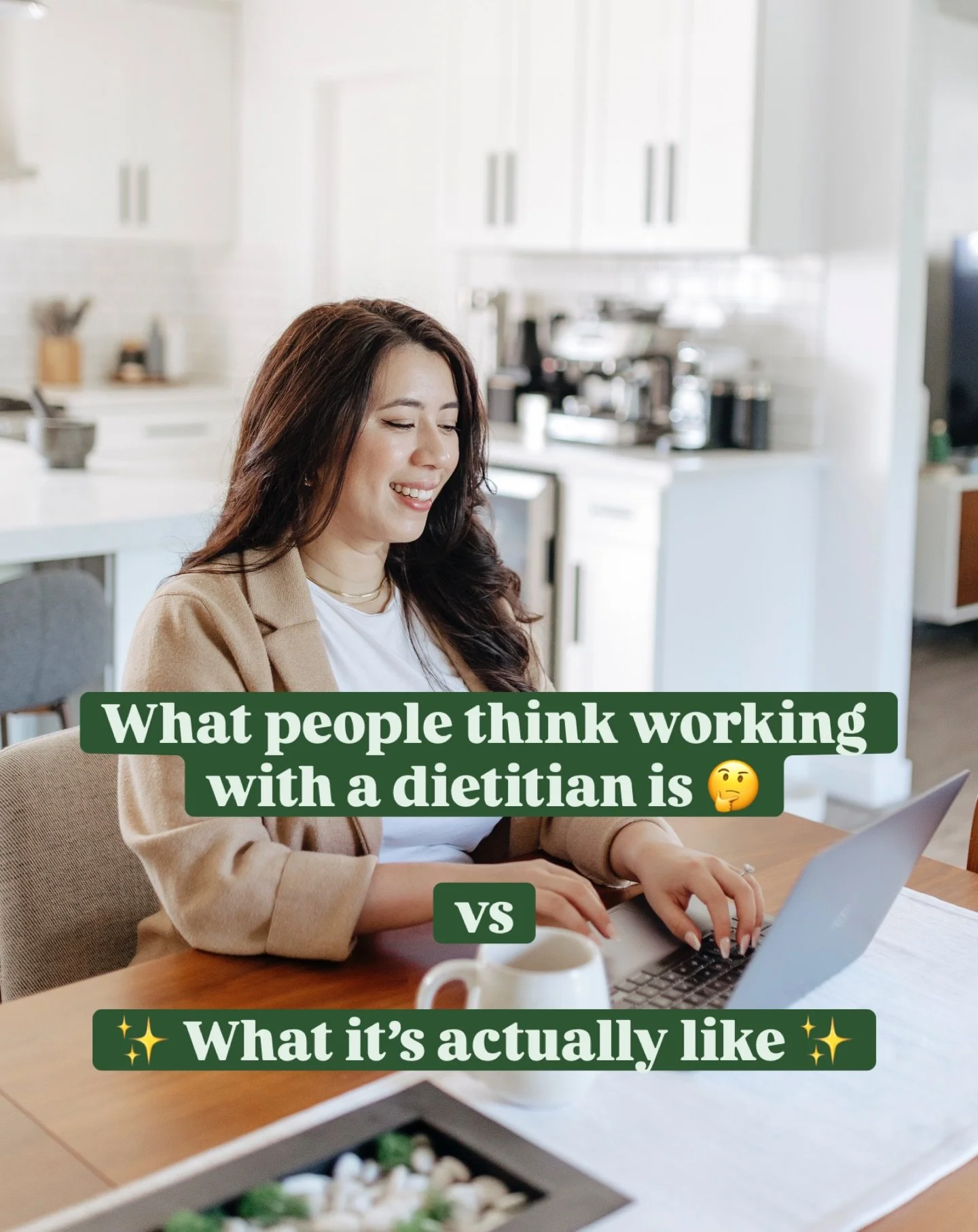 A lot of people come to me thinking they&rsquo;ll be handed a strict meal plan or told everything they&rsquo;re doing wrong.

In reality, working with a dietitian looks a lot more like conversation than correction.

We talk about your habits, your pr