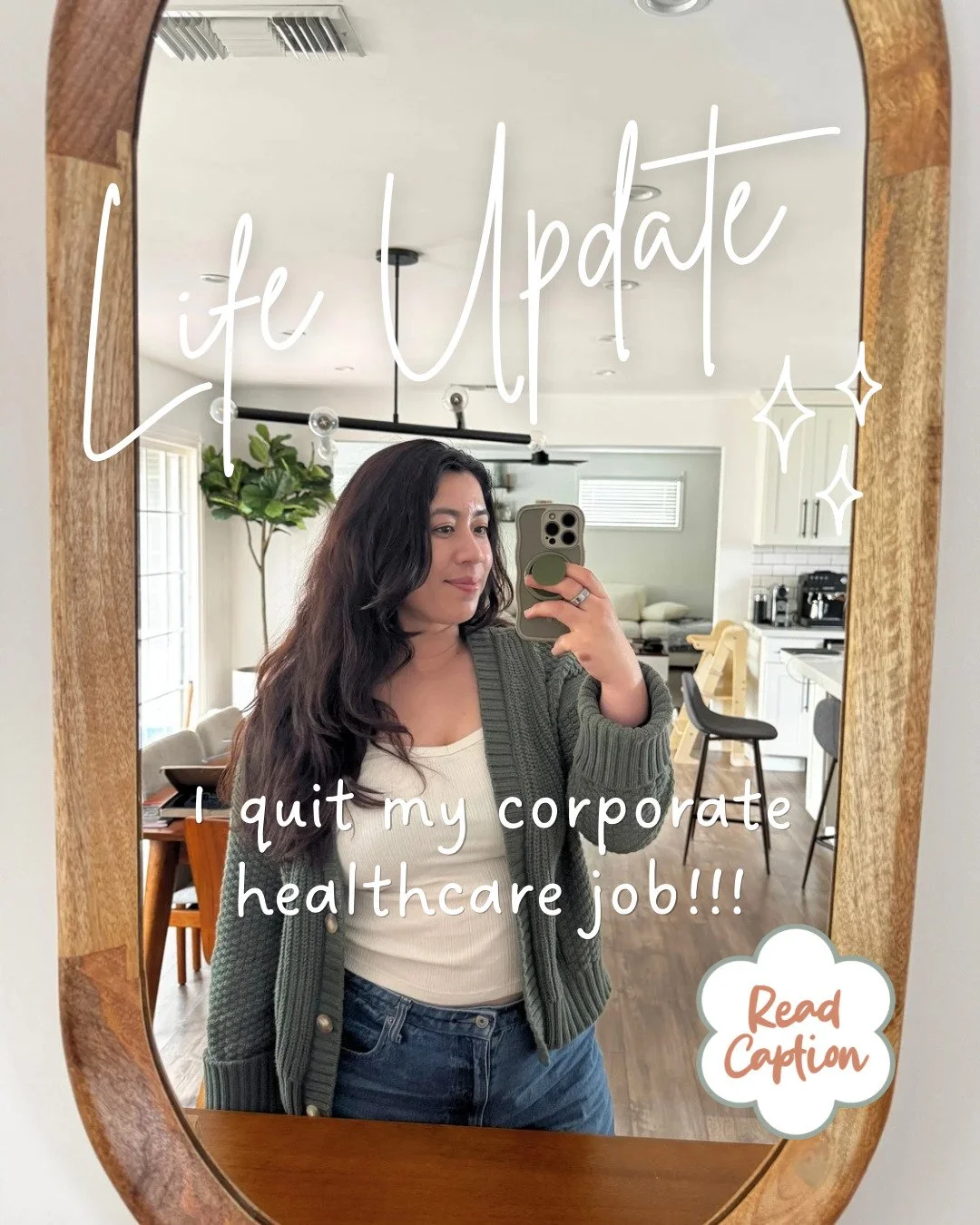 It's been quiet over here for a minute (like, a month and a half quiet) and there's a good reason for that. 😉

I'm super excited to share that I officially left my corporate healthcare job to join a small group practice!!! 🎉 I get to be a part of a