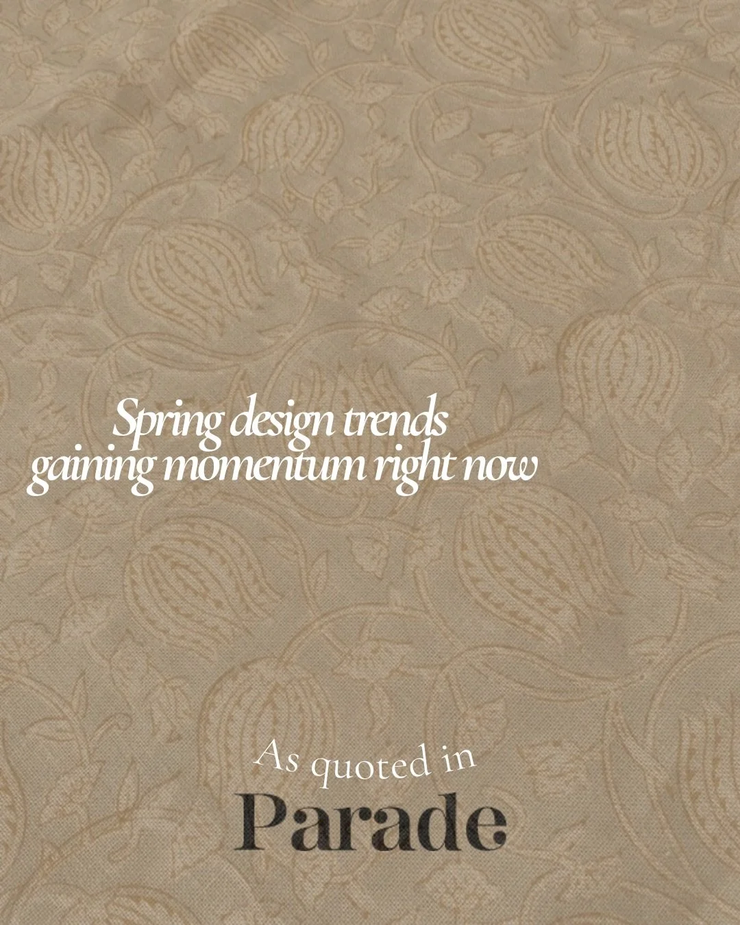 Spring 2026 is going to feel different. Here&rsquo;s what I told @parademag 

Swipe through for a few of the ideas gaining momentum right now. 

Full feature linked in bio.