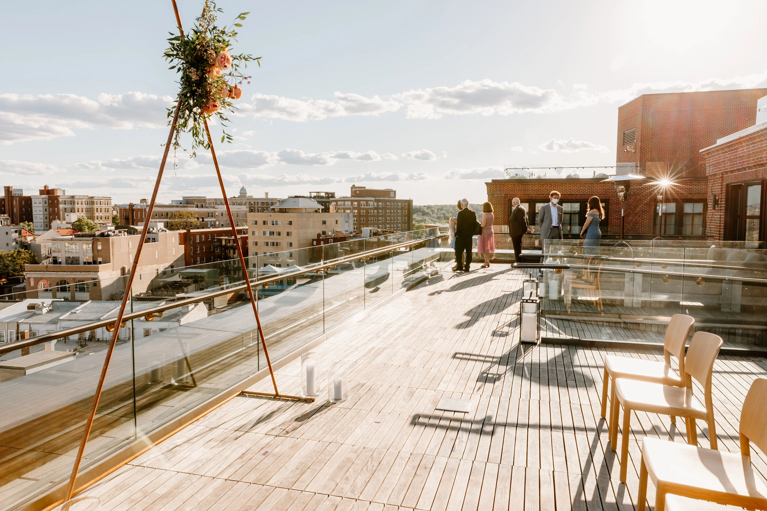Washington DC_Wedding Planner_The LINE_Hotel_DC_Rooftop_Ceremony