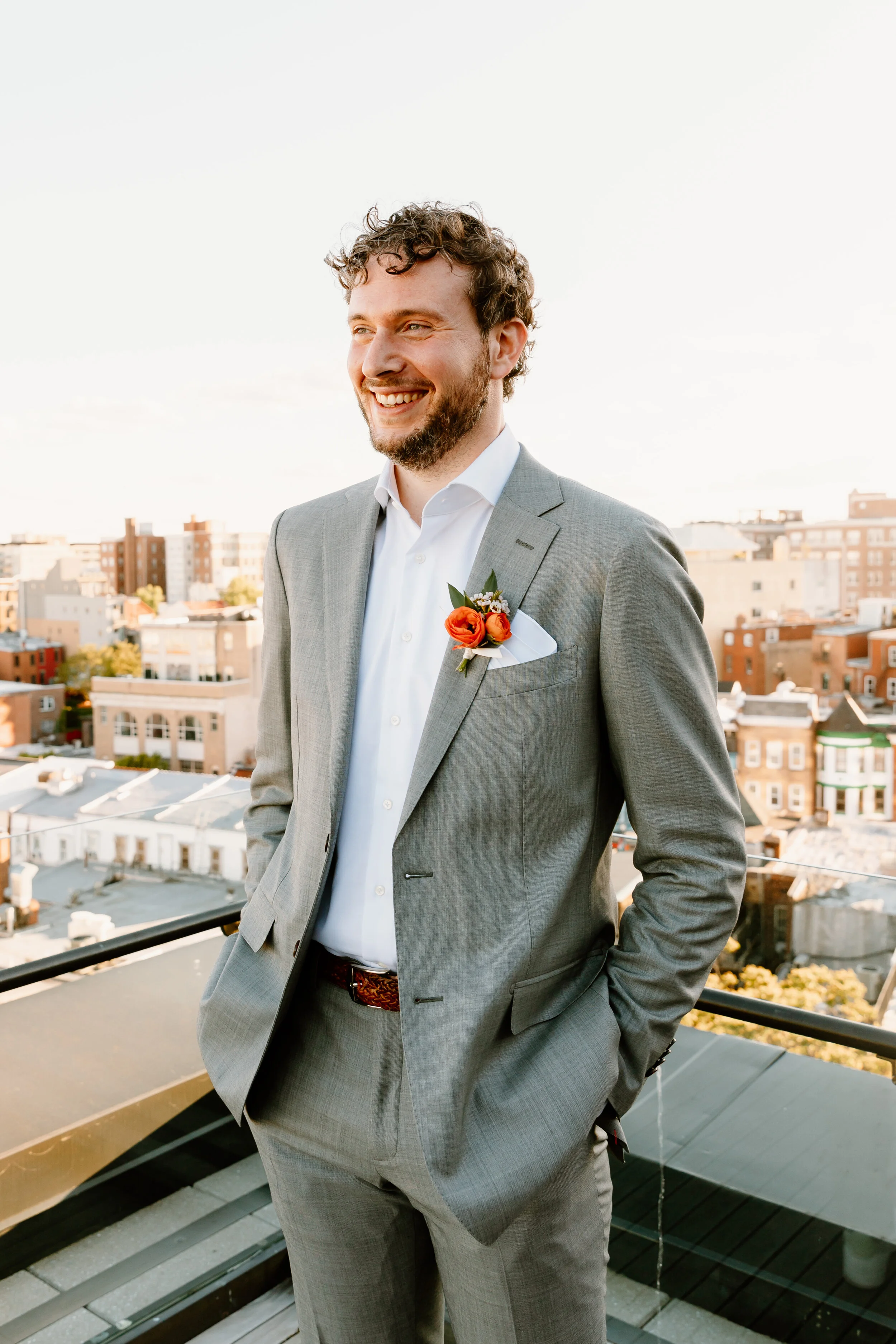 Washington DC_Wedding Planner_The LINE_Hotel_DC_Portrait_Groom