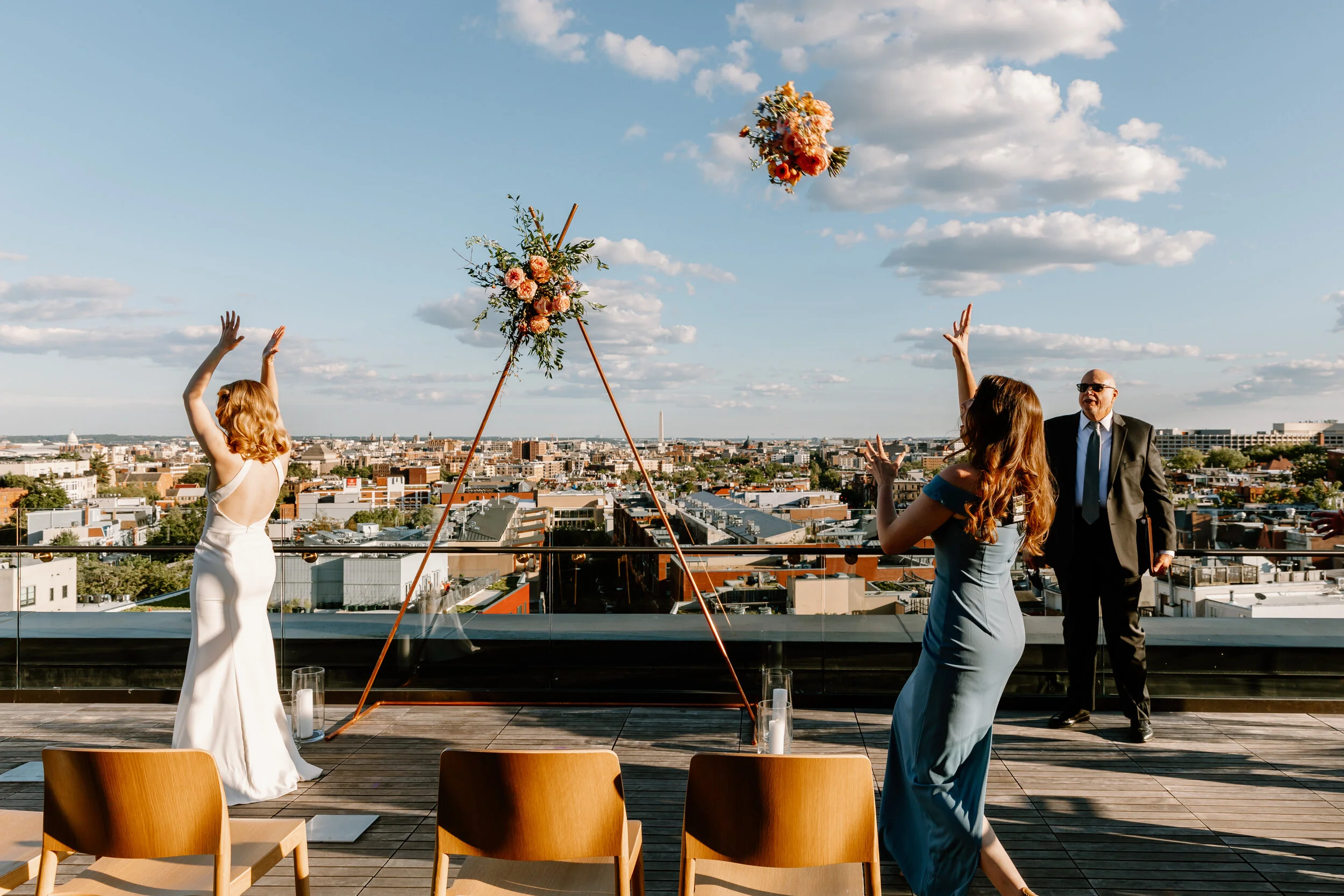 Washington DC_Wedding Planner_The LINE_Hotel_DC_Bouquet_Toss
