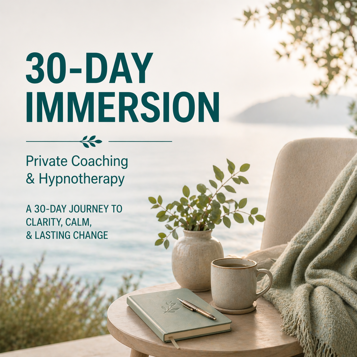 30-Day Immersion - Private Coaching & Hypnotherapy