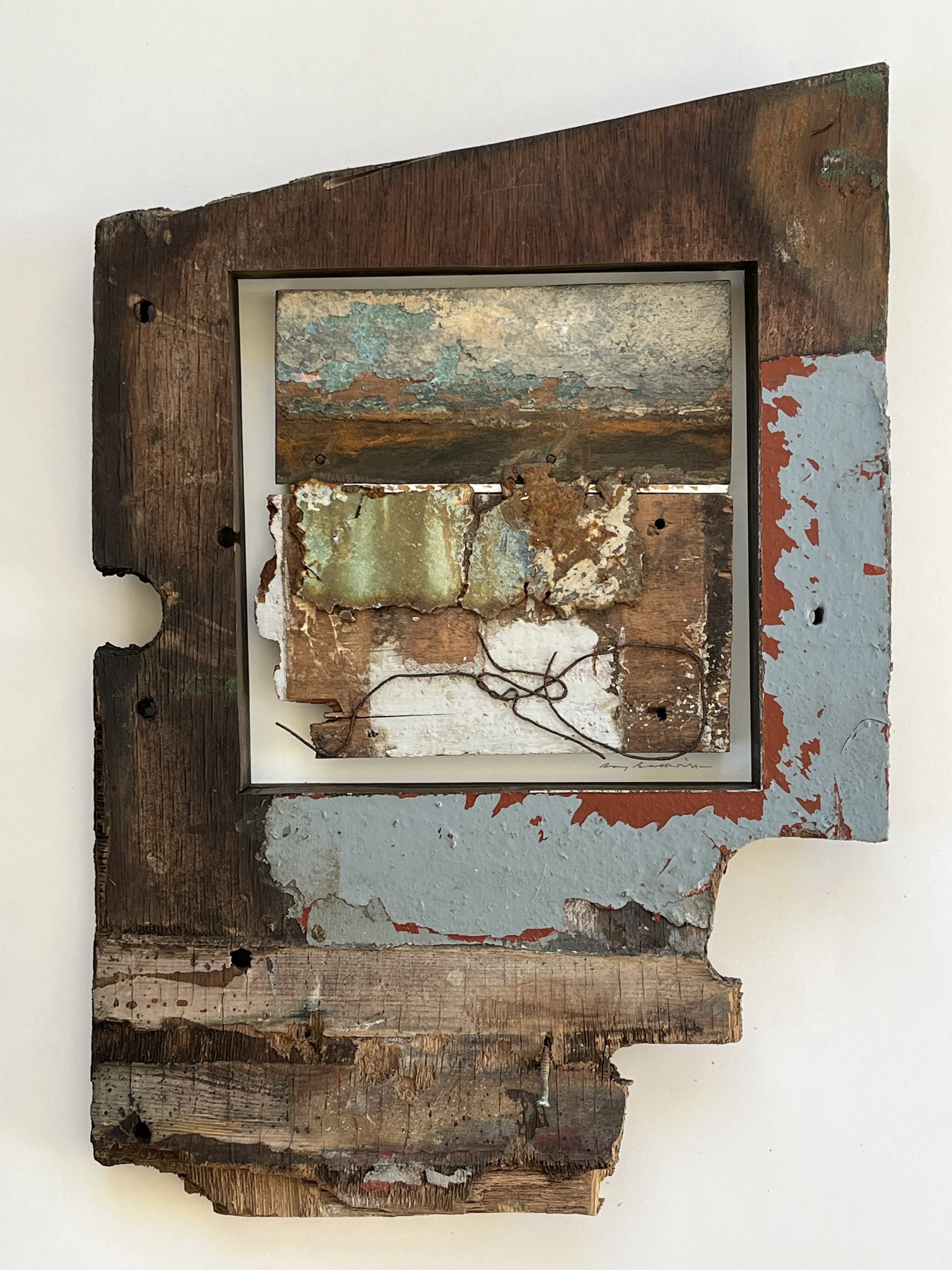 'In the Half Light of Dusk' Mixed Media Assemblage. 50x35cm. Ray Balkwill, SWAc.jpg