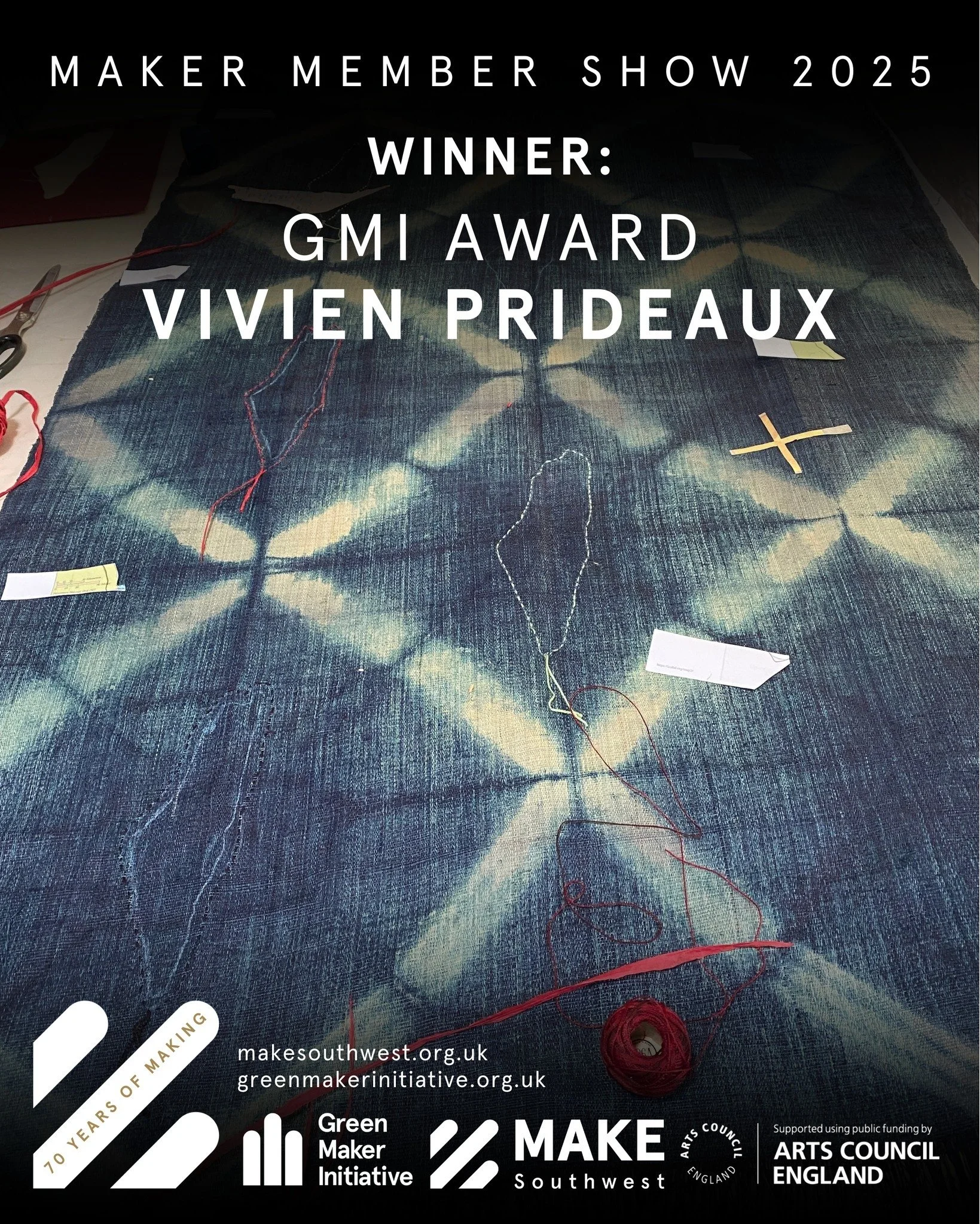 Congratulations to Vivien Prideaux, who is the winner of the Maker Member Show 2025 GMI Award!

Vivien&rsquo;s piece, 'No Other Land', has been selected for the Green Maker Initiative Award for its embodiment of sustainable making, cultural storytell