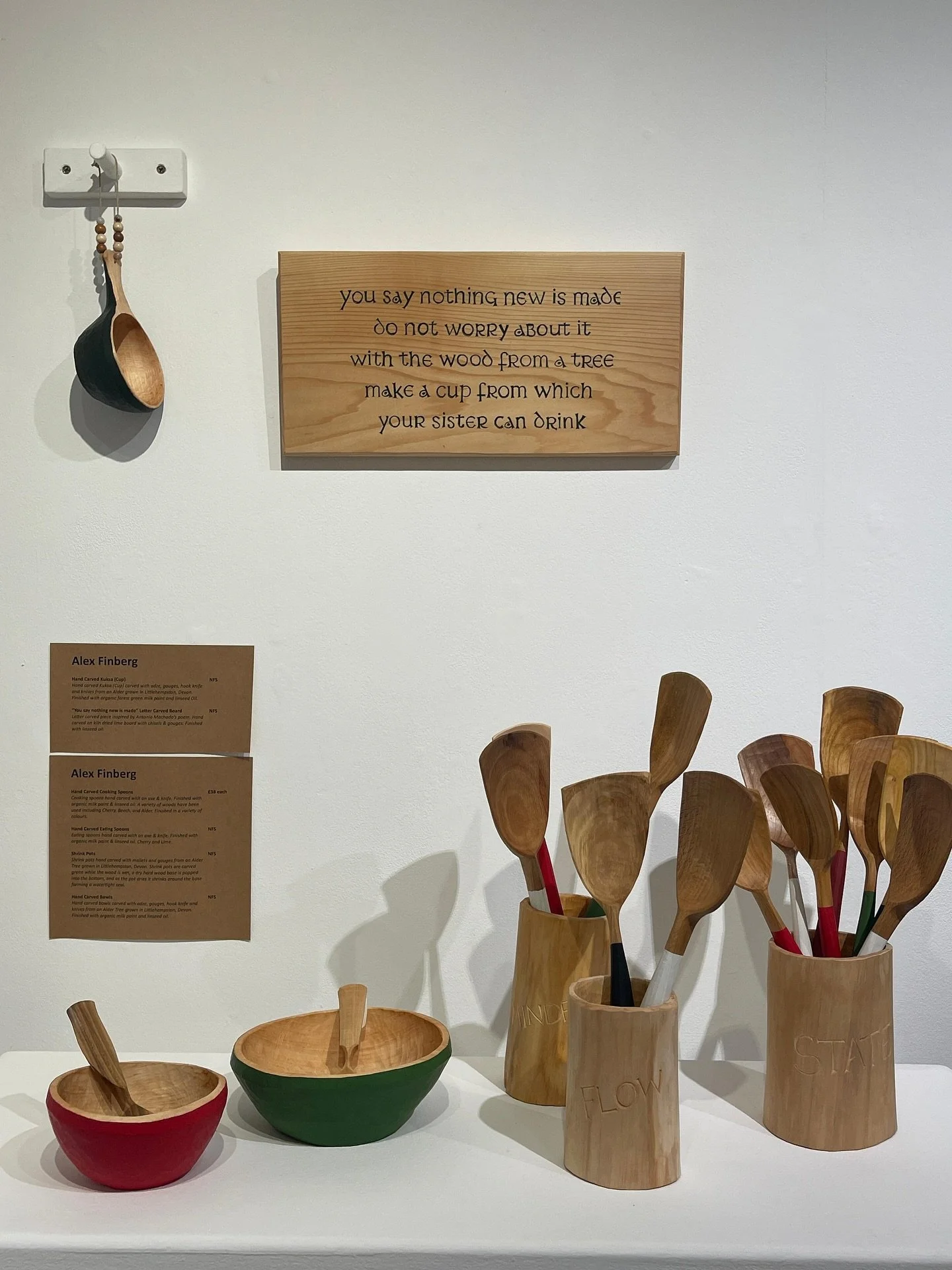 There are just a handful of days left to catch our Woodcraft for Wellbeing exhibition, which 
explores the connection between craft, nature, and healing, with @alex.finberg and Woodcrafters C.I.C.

This exhibition invites you to see through the eyes 