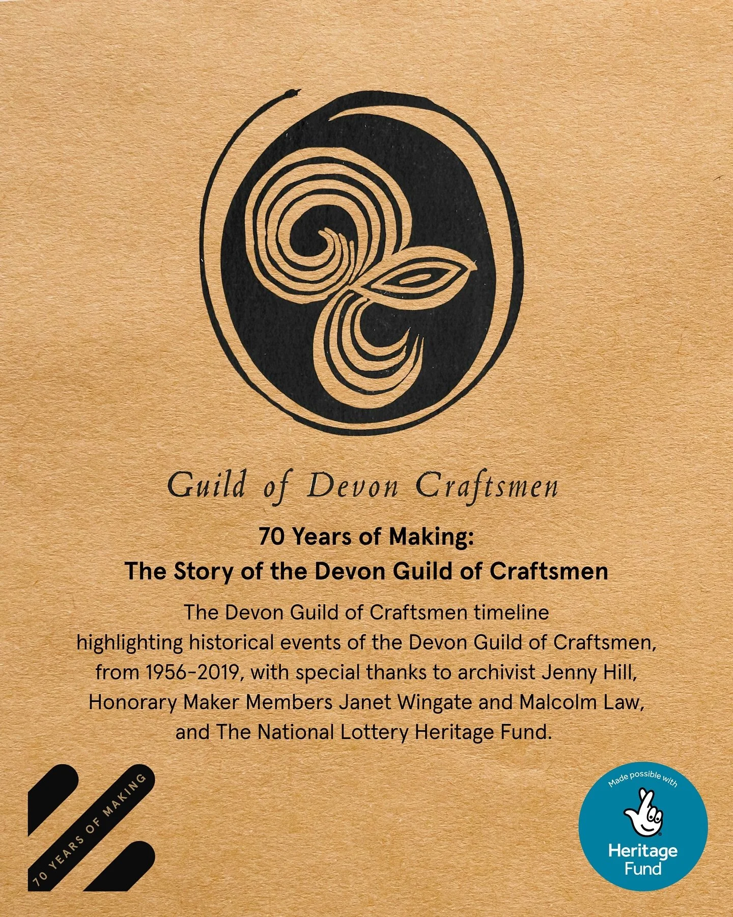 Our 70 Years of Making exhibition continues in the Riverside Gallery until 18 October. 

This exhibition celebrates the rich and evolving journey of the Devon Guild of Craftsmen.

Founded in 1955 by a small group of visionary makers, the Guild began 