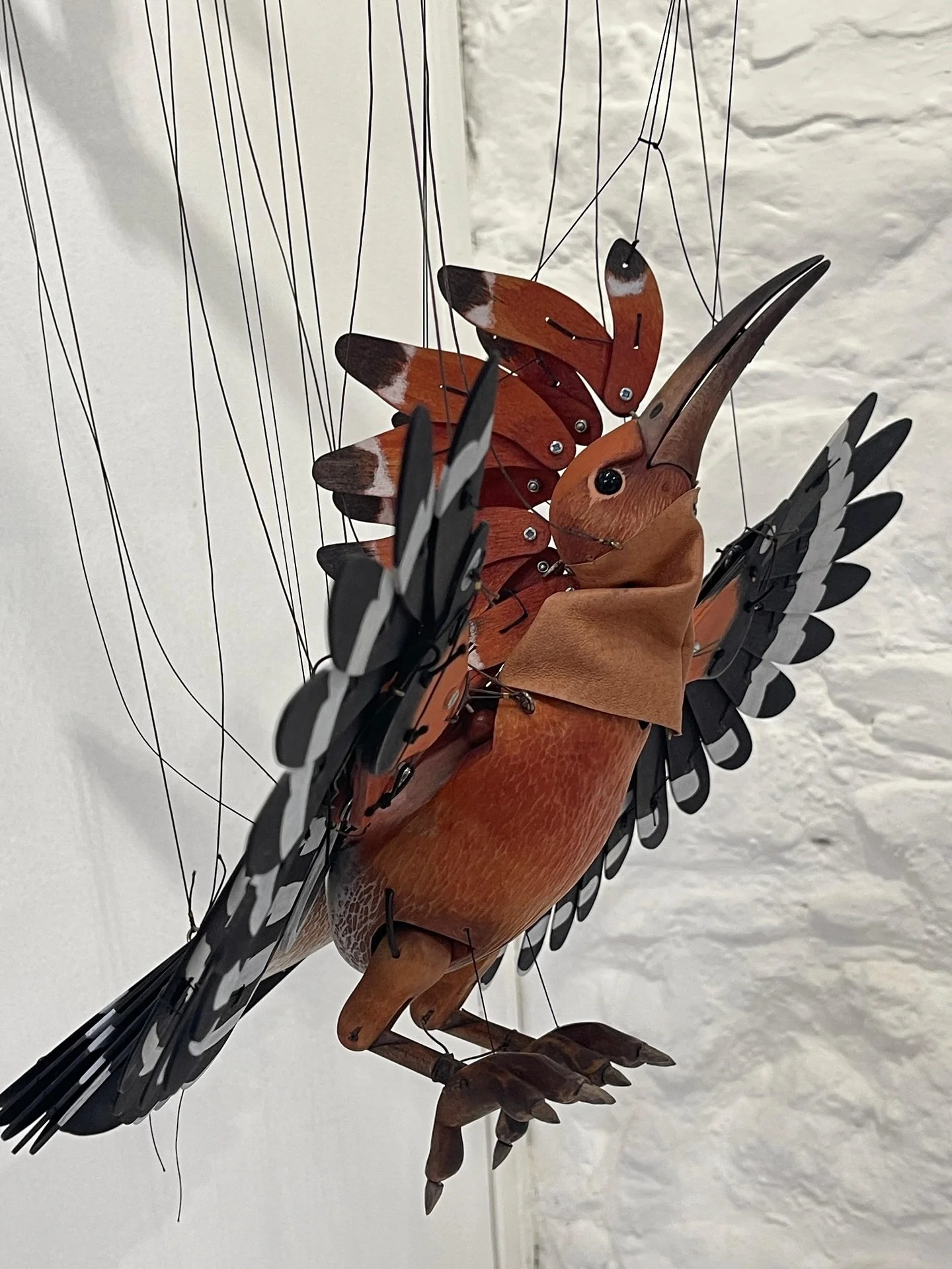 Sarah Vigars&rsquo; marionette exhibition continues in our Wheel Room until end of day tomorrow!

@sarahvigarsart is a puppet-maker and puppeteer with a specialism in making marionettes (string puppets). Her work combines traditional woodcarving prac