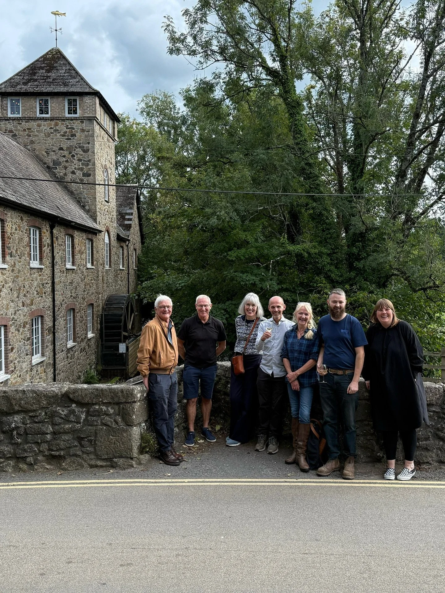 We are delighted to share that our historic Grade II listed waterwheel has been repaired!

We gathered to celebrate the opening, joined by Lisa and Ryan from Castleford Engineering, who completed the repair work, and James Mann and Martin Brealey fro