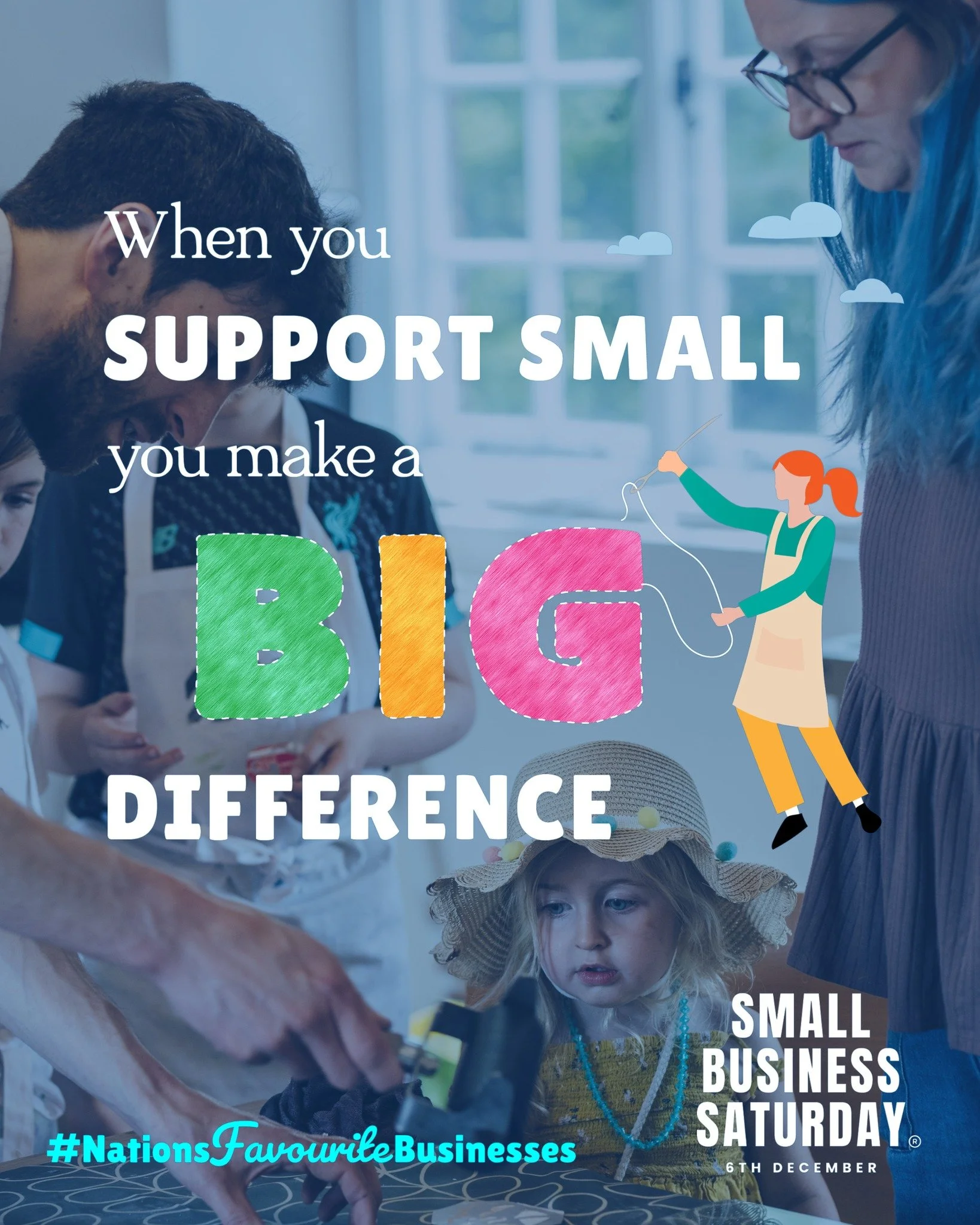 Small Business Saturday is here! We're proud to be part of the campaign that shines a spotlight on The Nation&rsquo;s Favourite Businesses with @smallbizsatuk 💙

Public support makes a massive difference to small businesses like ours. Every time you