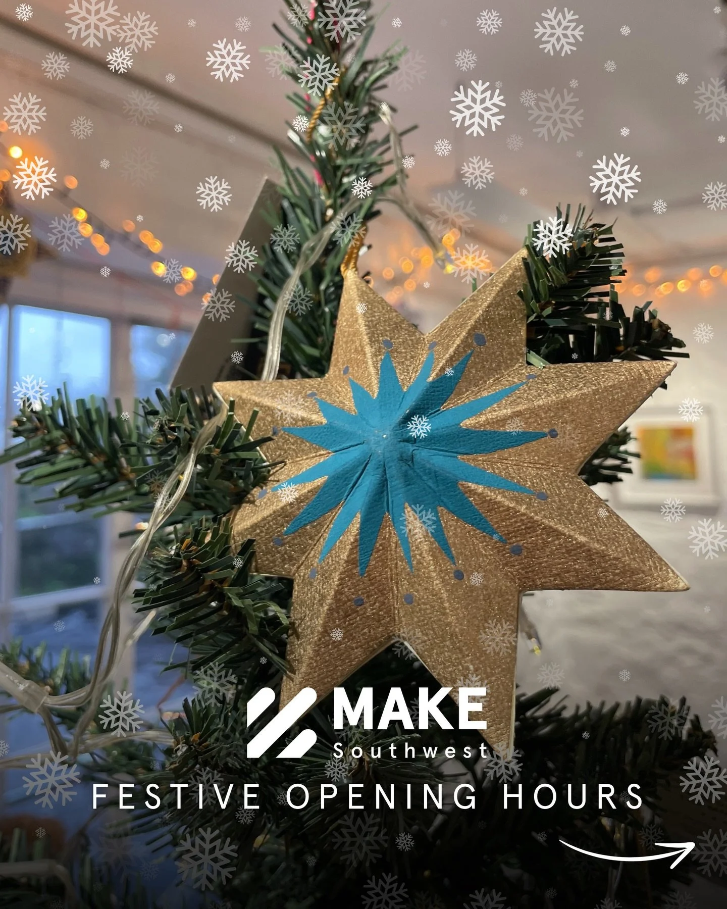 Swipe to see our Festive opening hours ➡️
 We are extending our opening hours to include Sunday 14th and 21st December to give you more opportunities to buy handmade over the festive period!

You&rsquo;ll find plenty of gifting inspiration at MAKE So
