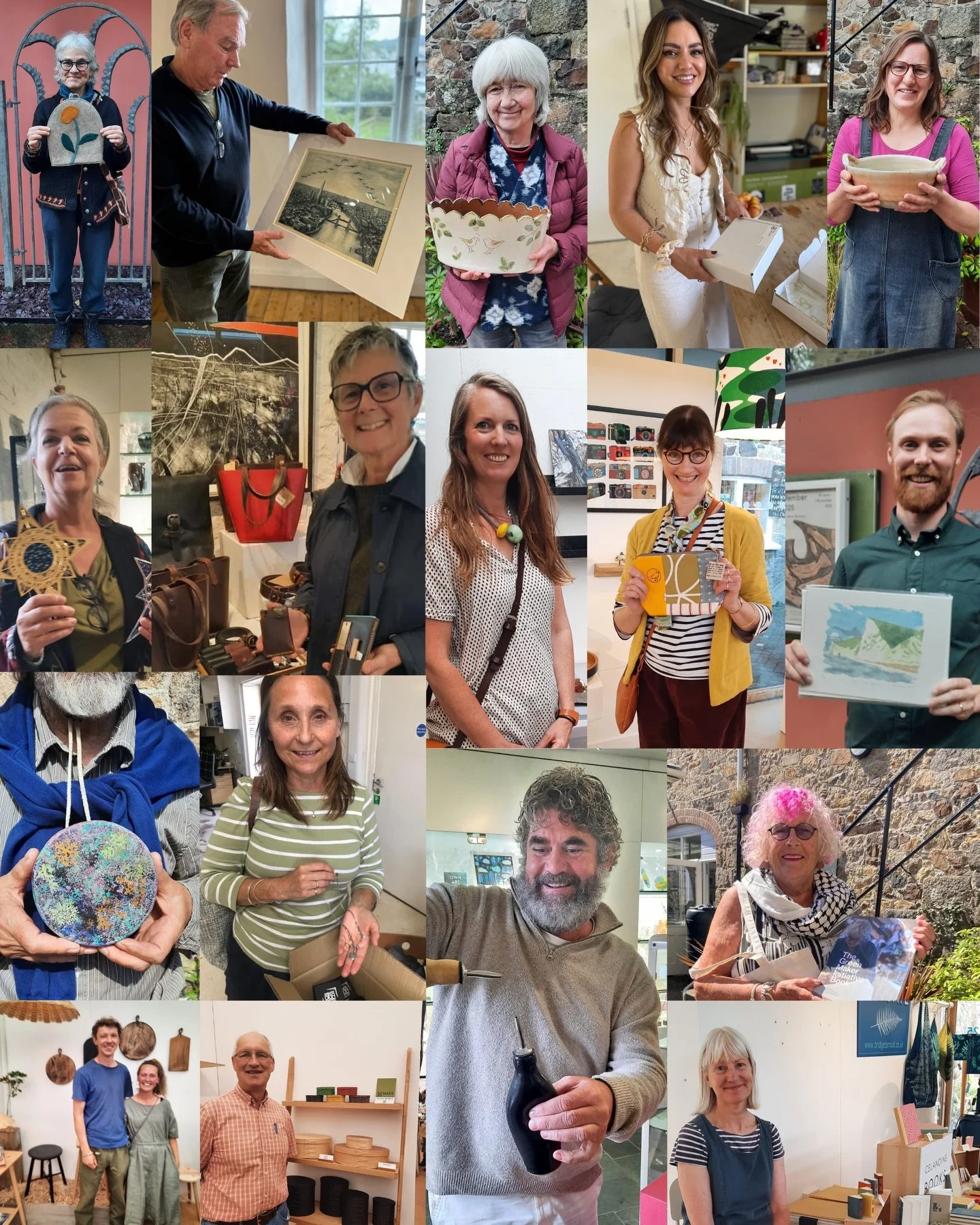 A festive round up of some of the wonderful Maker Members who have visited over the year to hand deliver their stock, captured by Retail Gallery Manager Sonia.

Wishing our making community a very Merry Christmas &mdash; our amazing Maker Members, Pl