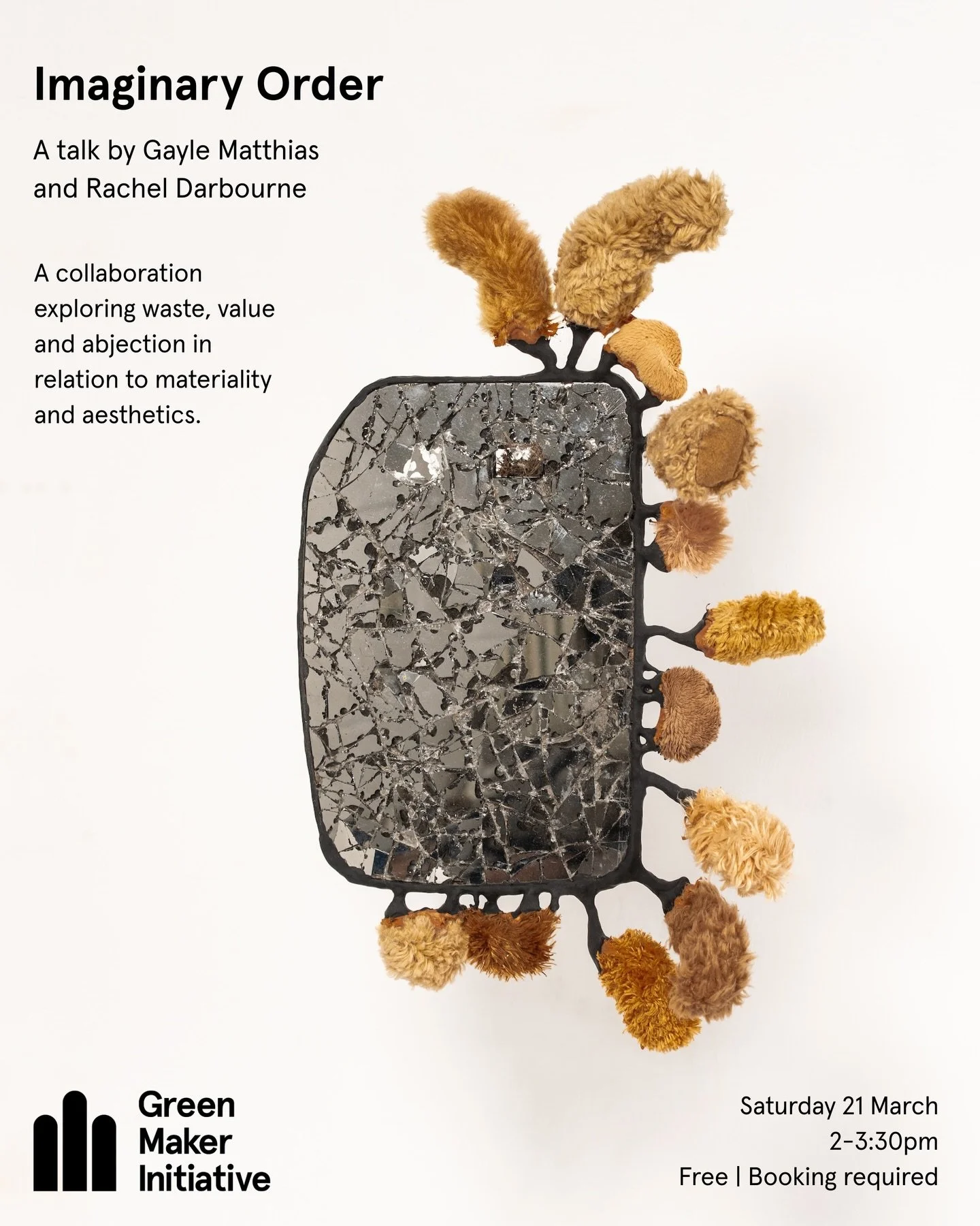 &ldquo;There was me, there was you, there was my waste and there was your waste&hellip;&rdquo;

Join Researcher, Artist and Course Leader for BA (Hons) Crafts at Arts University Plymouth Gayle Matthias and jewellery artist Rachel Darbourne for a talk