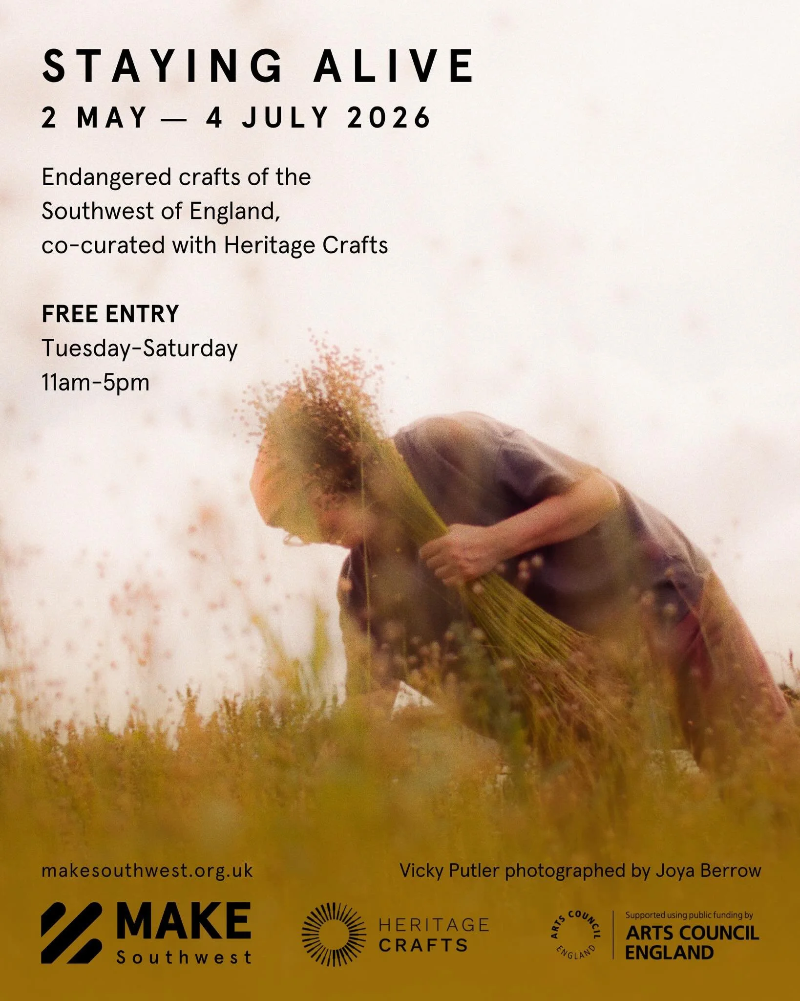 Staying Alive, an exhibition of endangered crafts of the Southwest of England, co-curated with @HeritageCrafts, opens tomorrow in our Jubilee Gallery.  This exhibition shines a light on some of the Southwest&rsquo;s most endangered crafts. Fourteen m