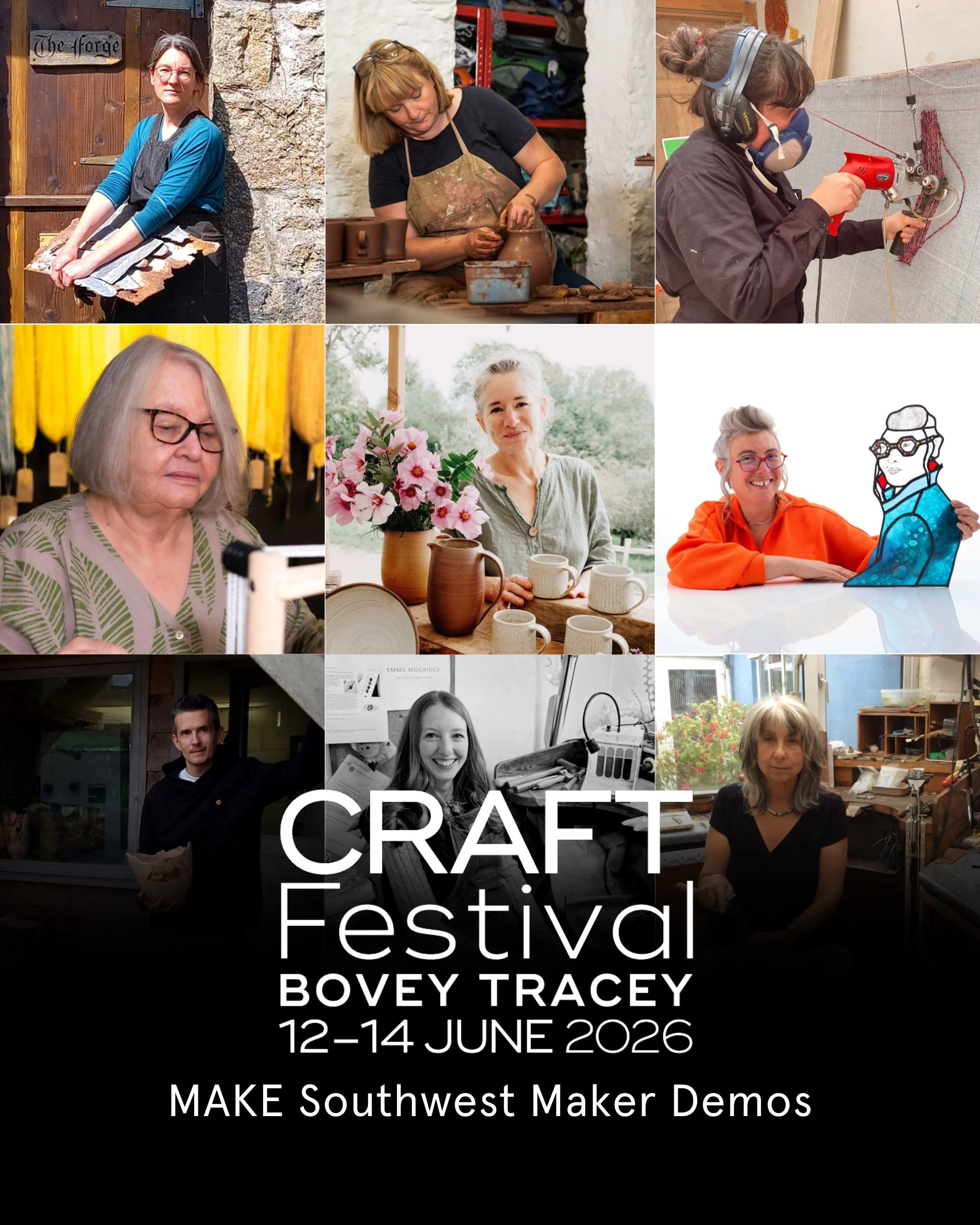 Join us at Craft Festival Bovey Tracey!

In less than a month, Craft Festival will be celebrating 22 years this June! Over 200 of the finest makers have been carefully selected to exhibit in Bovey Tracey from 12&ndash;14th June, for one of the larges