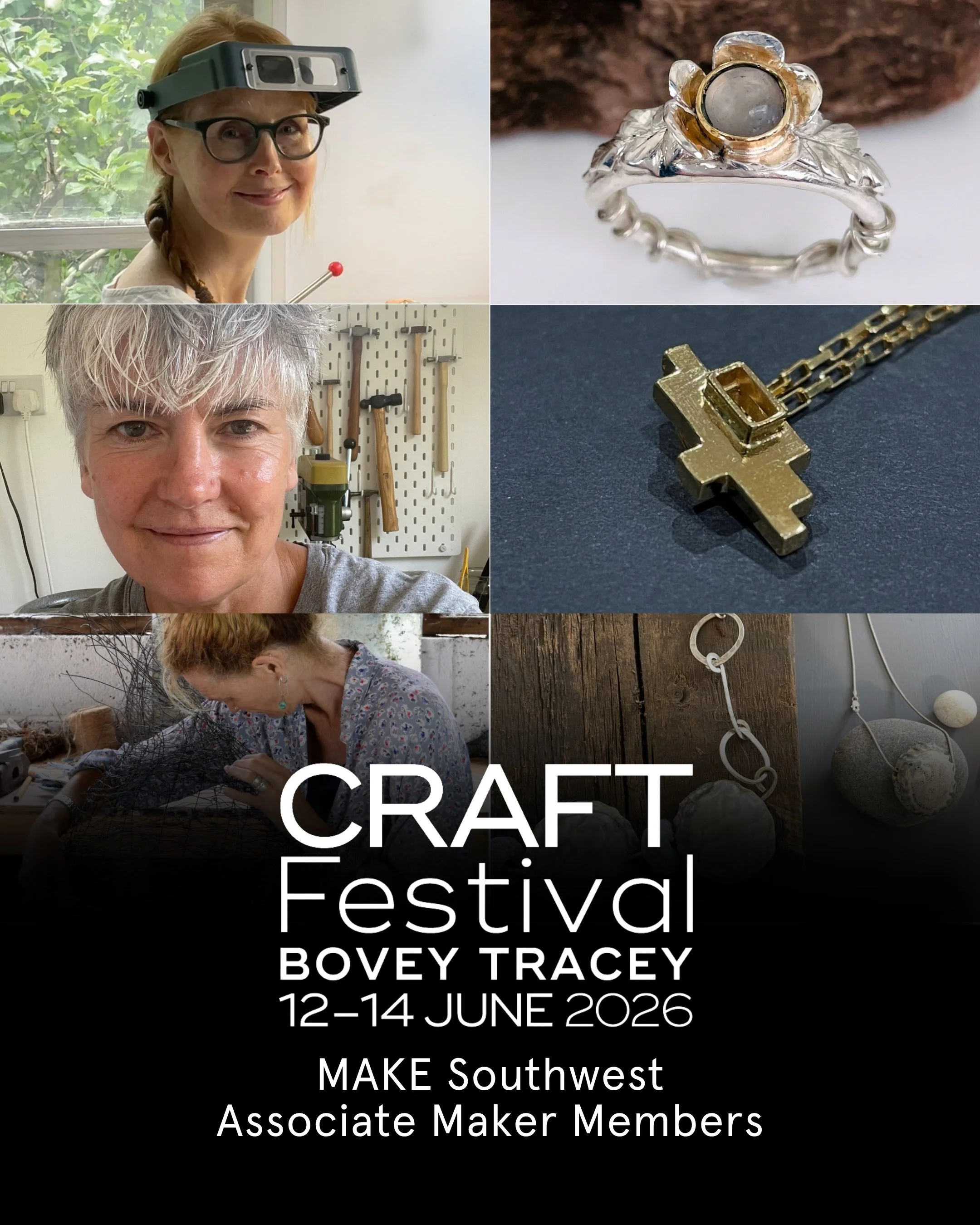 In less than two weeks, Craft Festival will be celebrating 22 years in Bovey Tracey, from 12-14 June! Over 200 of the finest makers have been carefully selected to exhibit at one of the largest and most exciting gatherings of makers in the UK.

Three