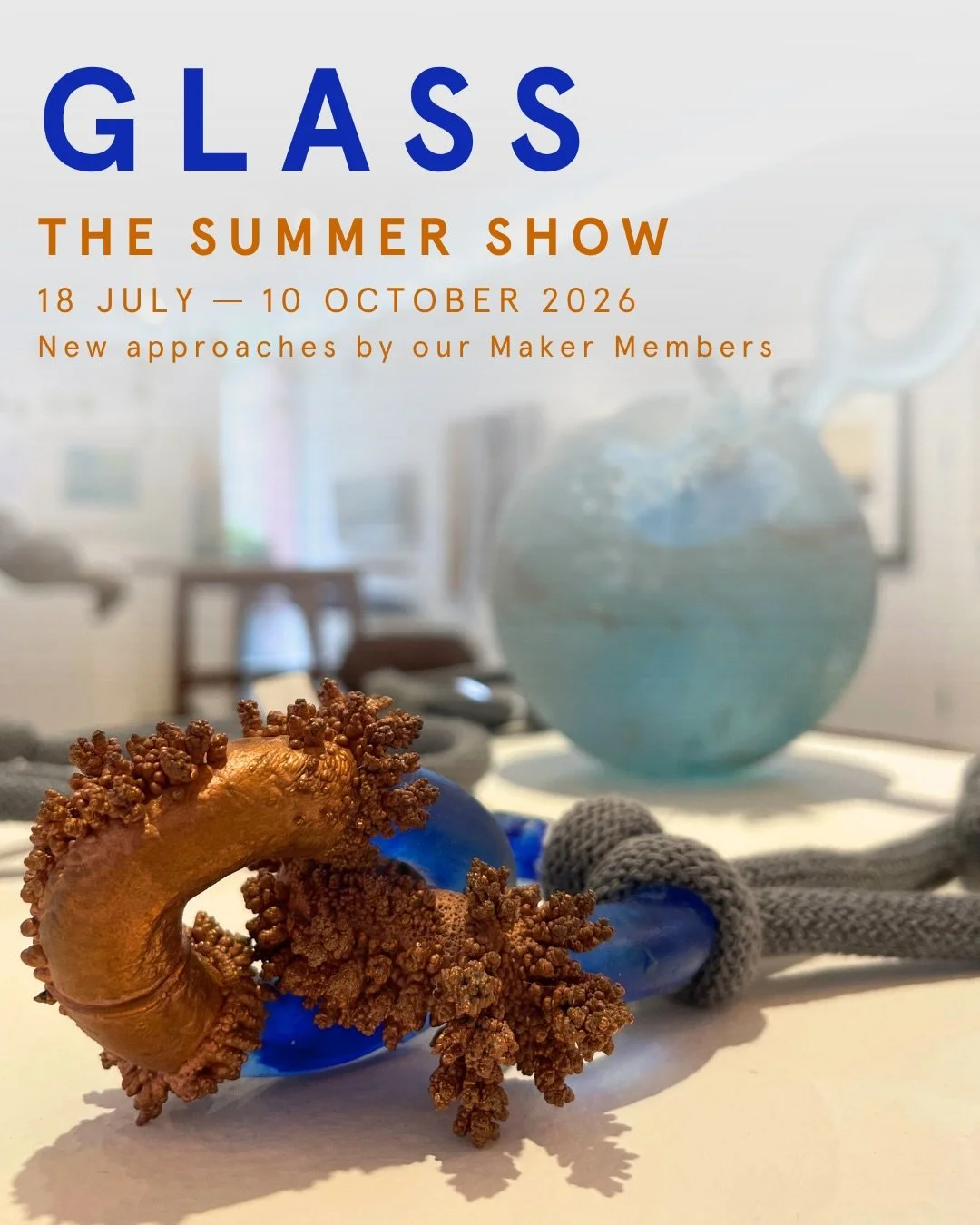 Swipe for a closer look at the glass artists and makers exhibiting in our Summer Show ➡️ 
Glass artists combine multiple craft skills and techniques, from lost wax casting and leaded stained glass, to screen-printed, painted, and cut glass, among man