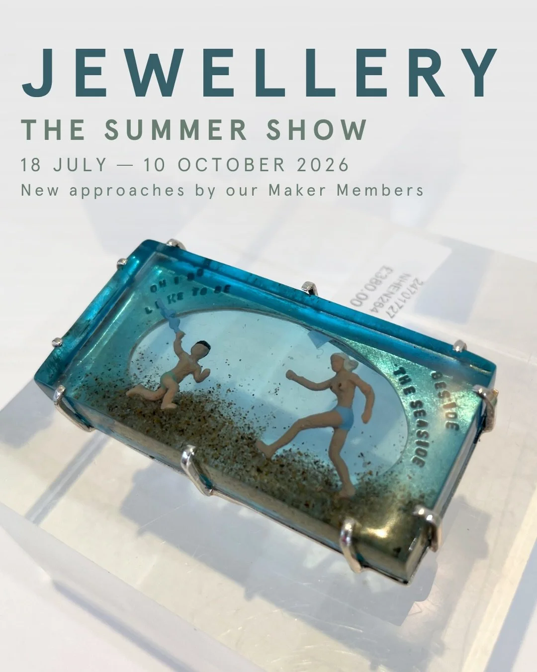 Get to know the wonderfully creative jewellers exhibiting in our Summer Show this year 💍✨

From Helen Noakes&rsquo; three-dimensional vignettes in resin, incorporating sand from her favourite Devon beach, to Naomi Davies&rsquo; homage in miniature t