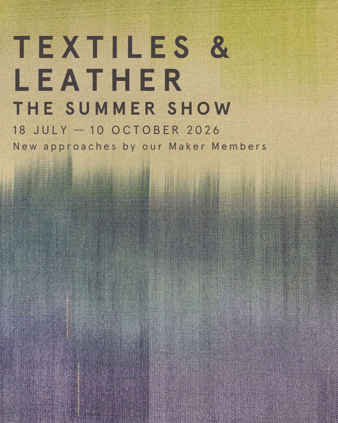 With just over a week left to see our Summer Show, get to know our Maker Members working across textiles and leather.

Devon-based Jane Witheridge borrows from Chinese and Vietnamese silk painting techniques to capture a scene from her own garden, fe