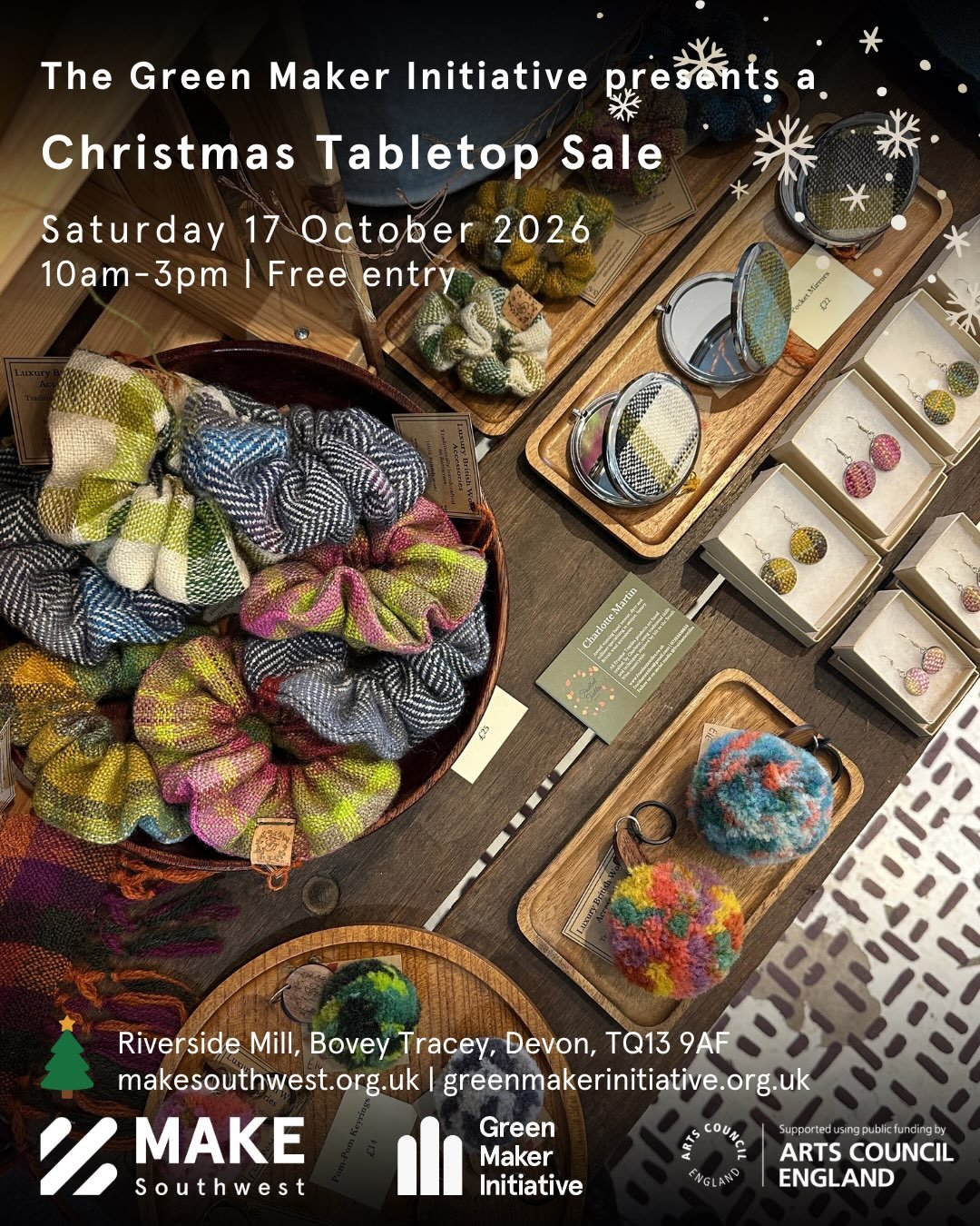 Kick off the Christmas shopping season with the Green Maker Initiative Sustainable Tabletop Sale at MAKE Southwest. It&rsquo;s a great opportunity to start your Christmas gifting responsibly and sustainably, with a variety of gorgeous handmade crafts