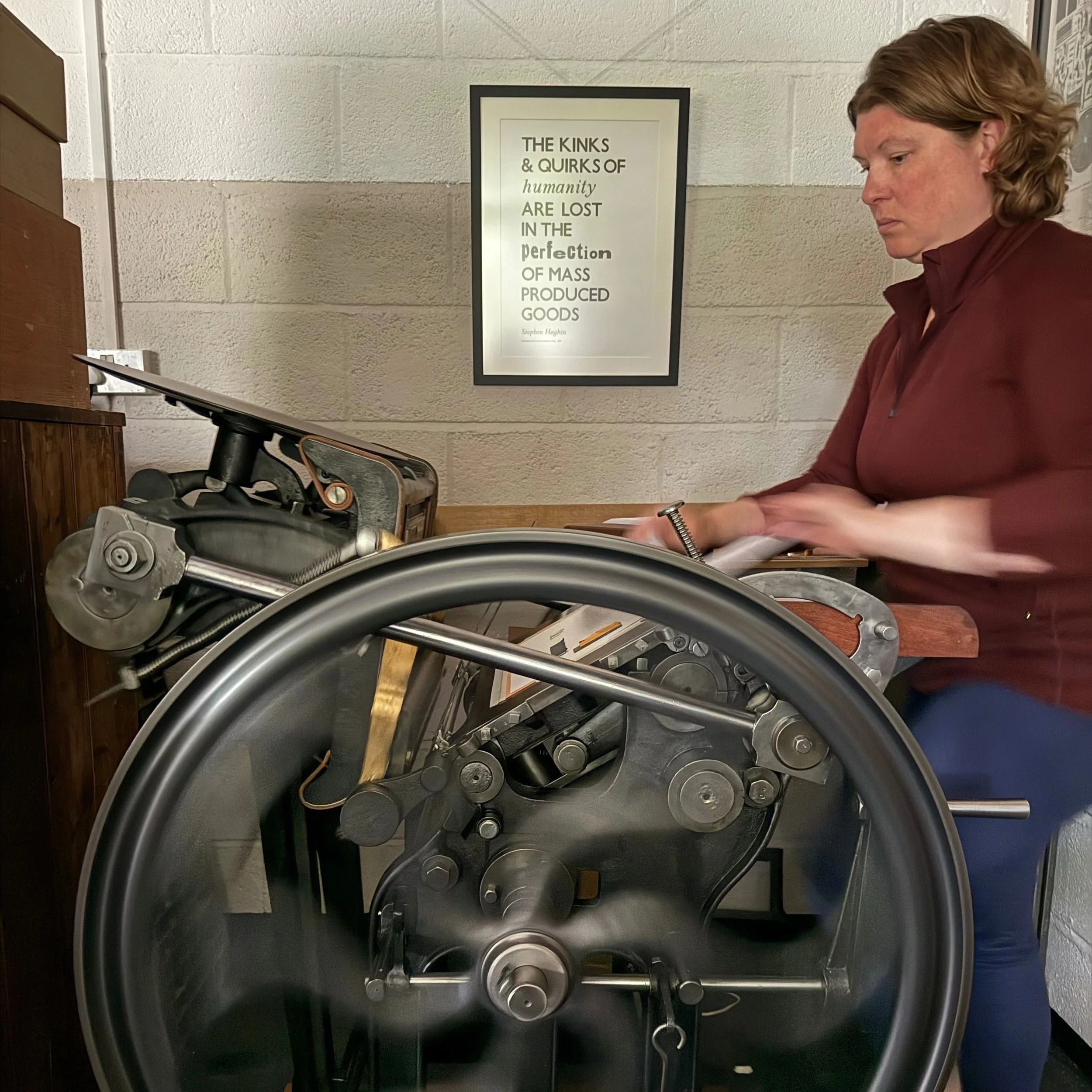 Ever wondered how crafting can become a career? Join Emma Hogbin, Maker and Owner of @PrincetownPress, for a behind-the-scenes look at the world of letterpress printing and traditional craft.

Ink and Print: Inside the World of Letterpress Printing w