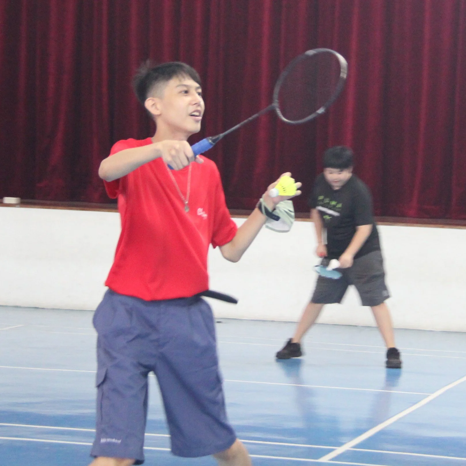 A smashing good time 🏸