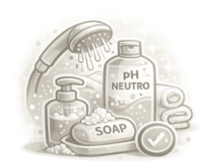 Ducha completa e higiene personal antes del día de la cirugía