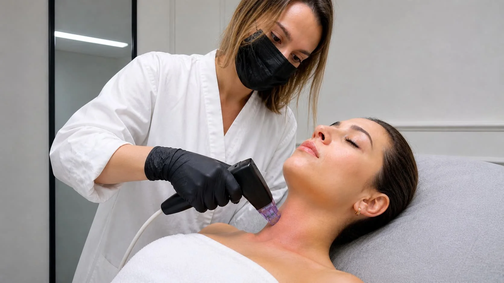 Precio de Morpheus para cuello y papada en Barcelona en Dsculpt Clinic