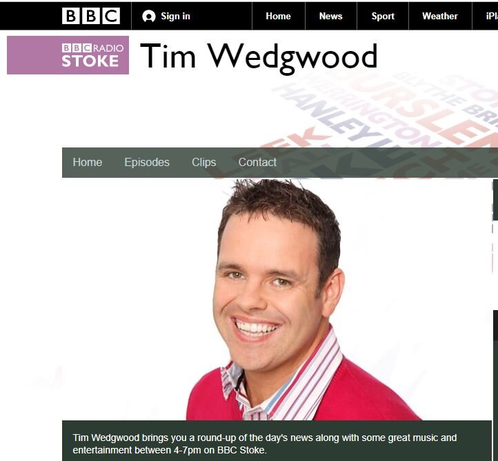 materno hostilidad paquete BBC Stoke's Tim Wedgwood makes award shortlist for Sanctus visit — Sanctus