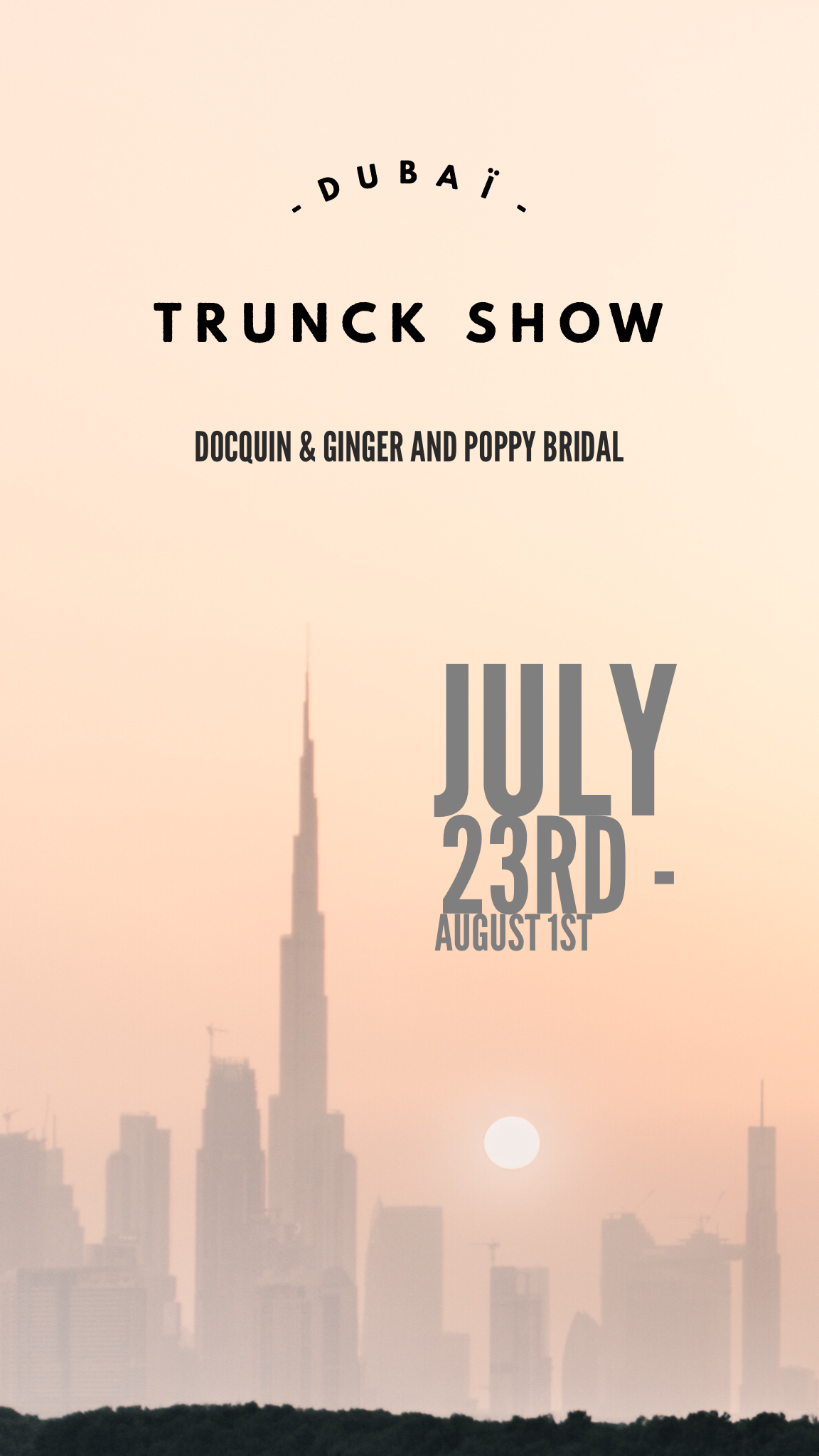 TRUNCK SHOW DUBAï