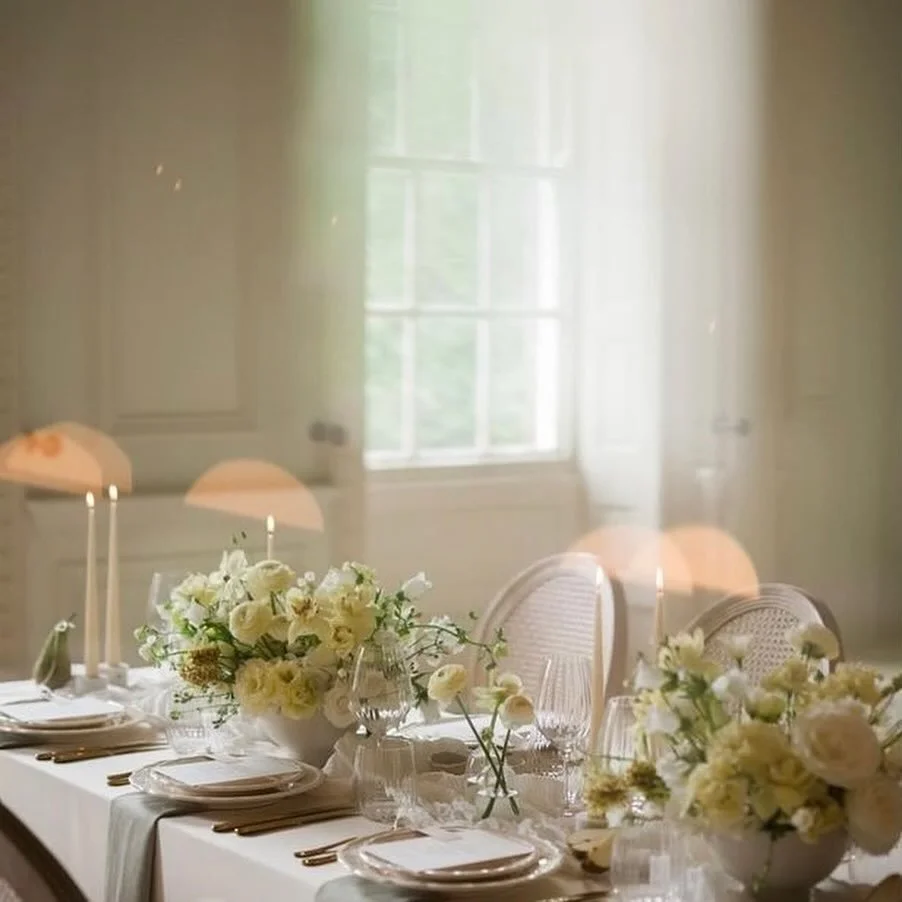 The way the light hits in this first photo is perfection! Like walking into my dining room dreams! 💫
.
.
Some stunning photos captured by @loraineross @lemmingtonhall featuring our Siena Glassware and Gold Cutlery
.
.
Photography - @loraineross 
Tab