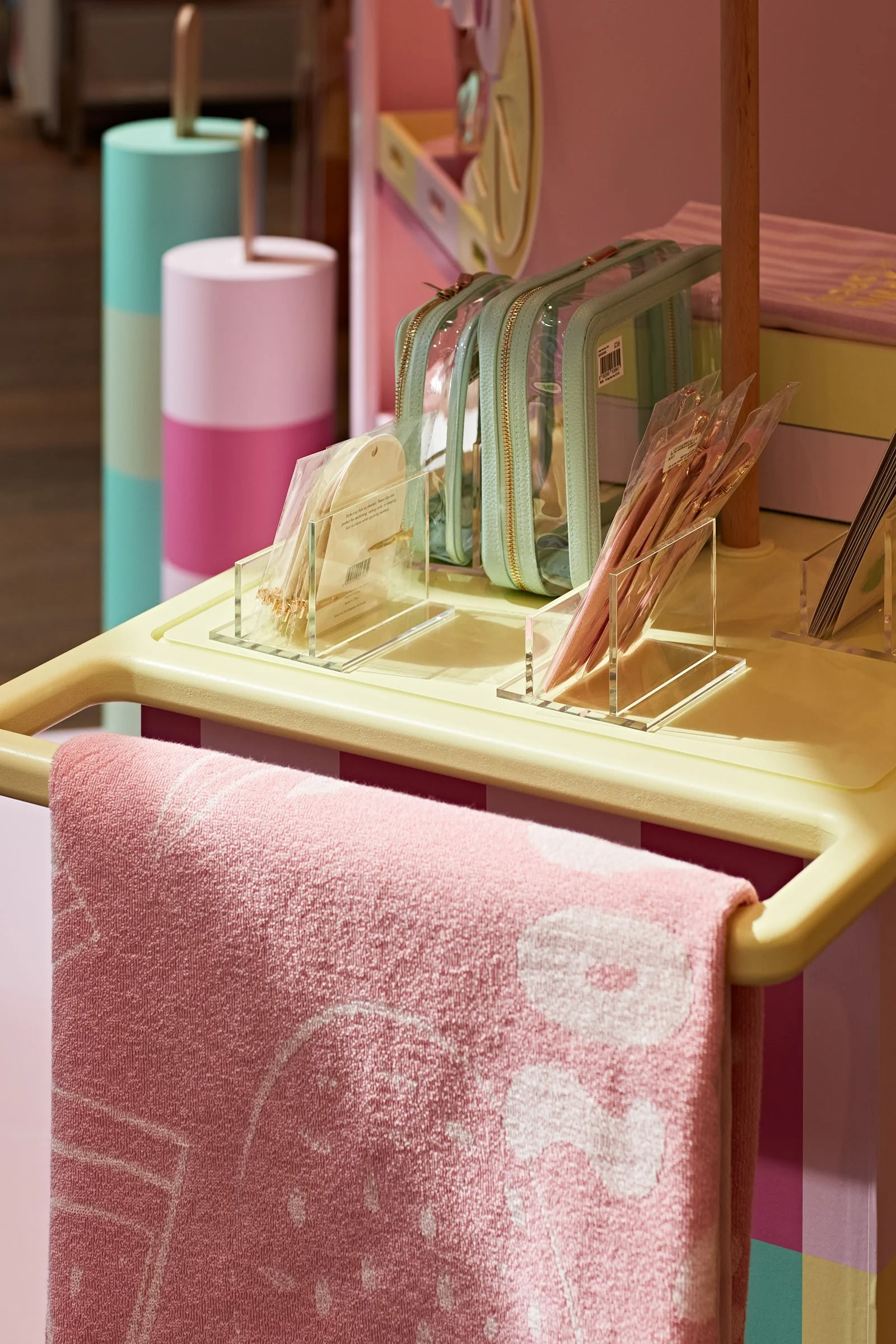 Space Nk Summer society close up detail of custom cart