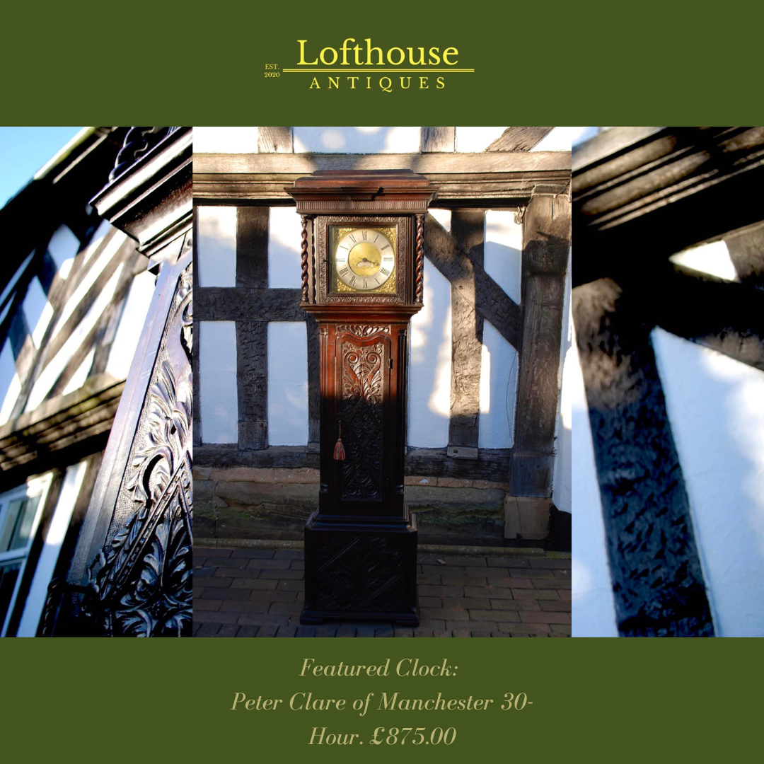 Grandfather Clock by Peter Clare of Manchester (SOLD) — Lofthouse Antiques