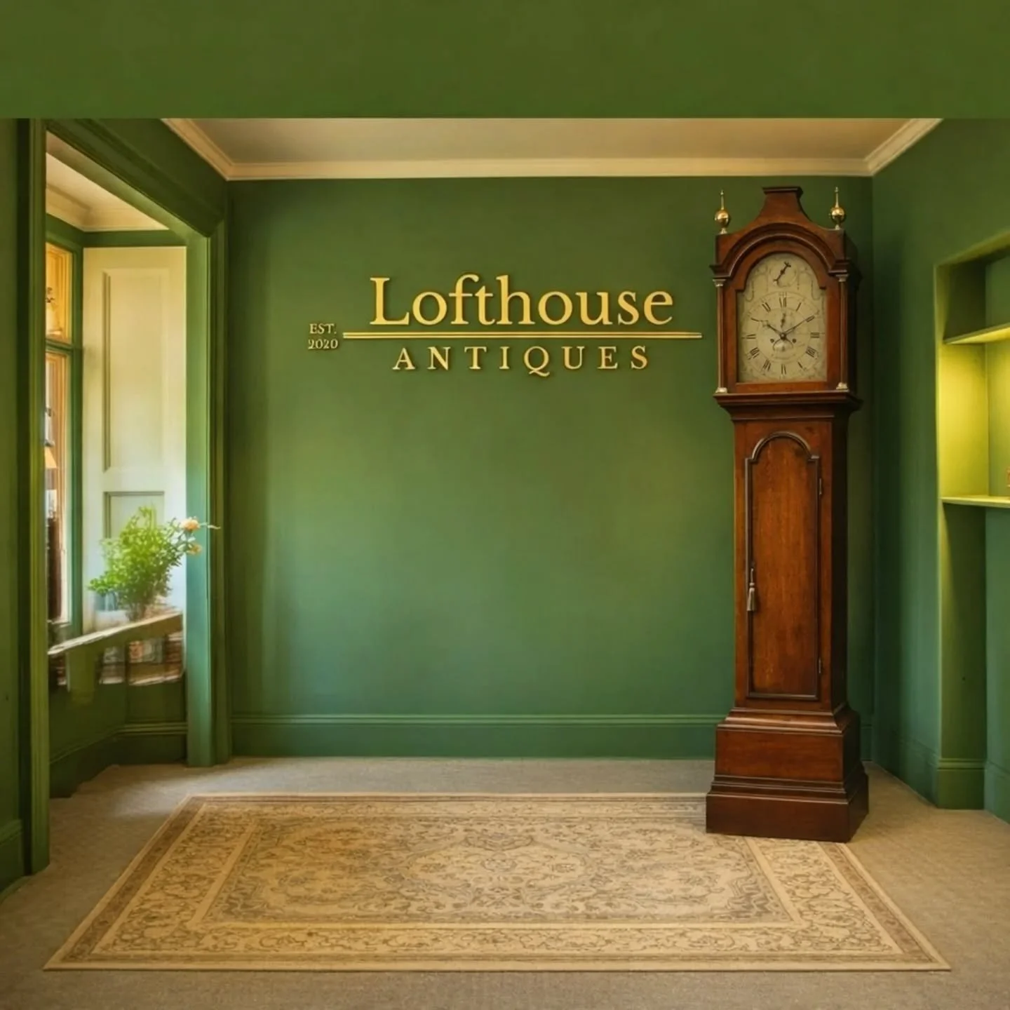 Grandfather Clock by 'Thomas Hardwick' of Ridgemount, 8 Day.