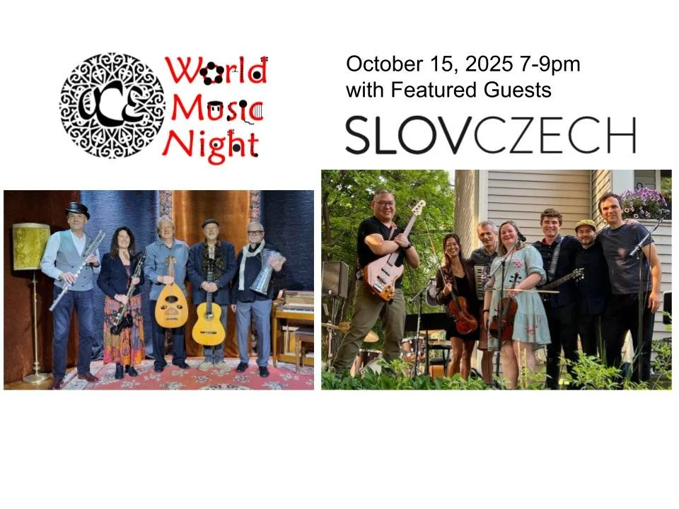 OCE's World Music Night featuring special guests SLOVCZECH