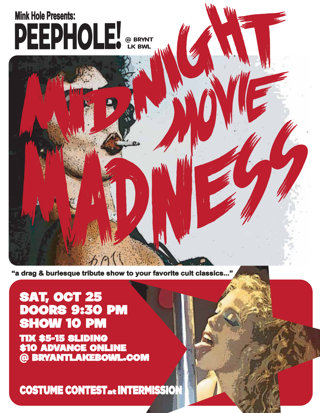 Mink Hole Presents: PEEPHOLE! Midnight Movie Madness