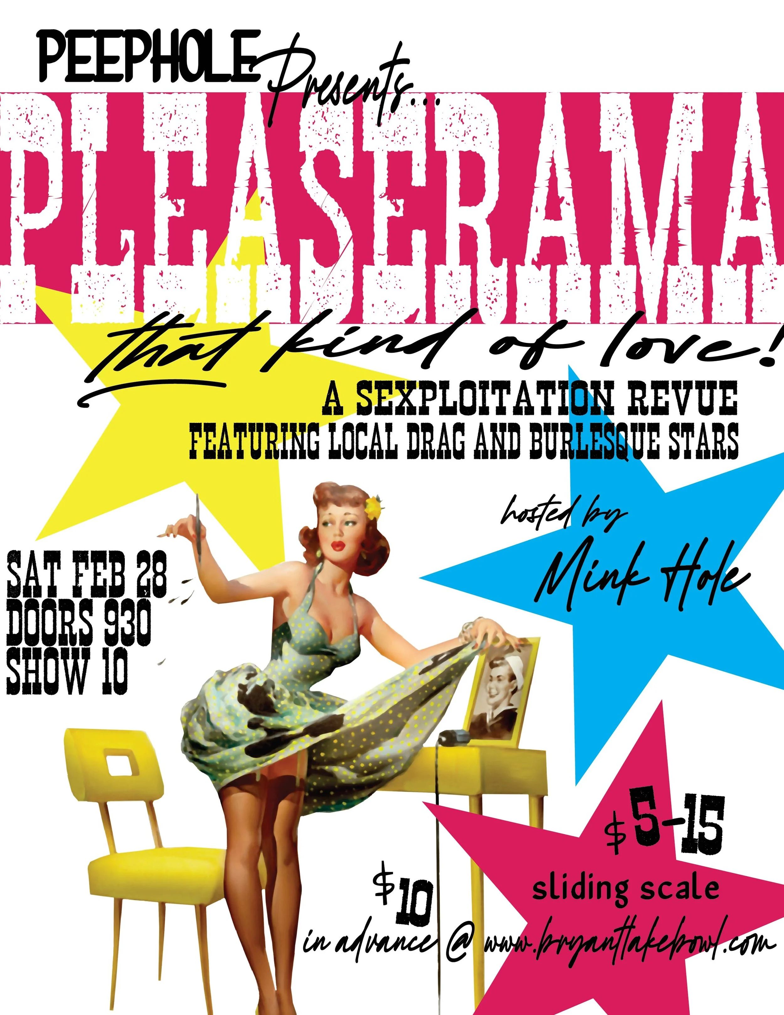 PEEPHOLE! Presents: "PLEASERAMA" 