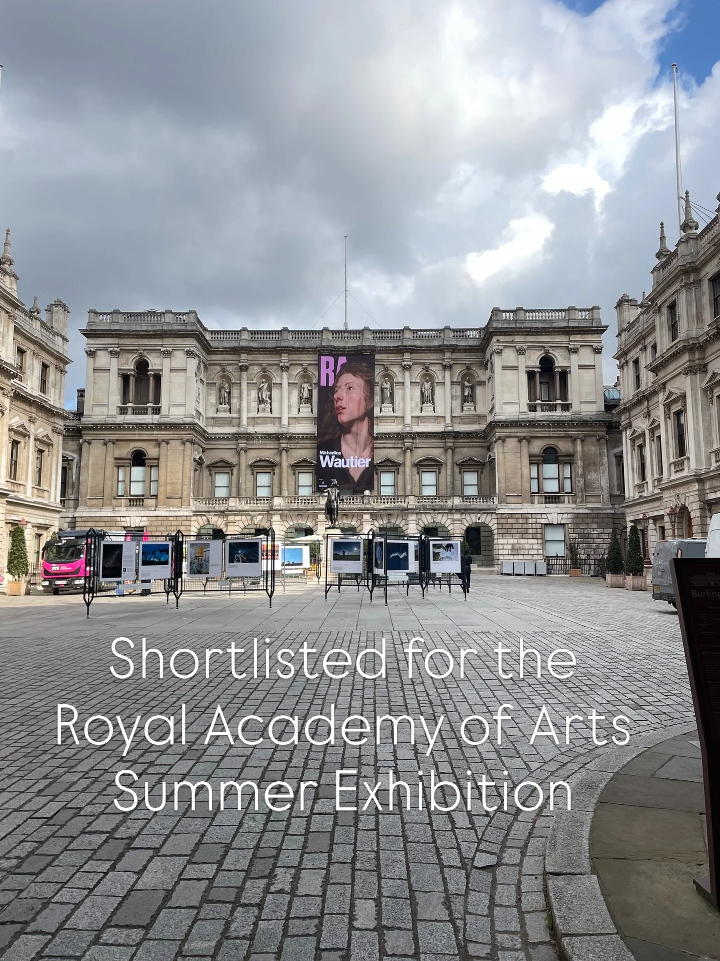 Shortlisted for the summer exhibition @royalacademyarts I was up early this morning. This years theme is &ldquo;interconnectedness&rdquo;. I&rsquo;m excited to hand in, as Nordic Art Advisor Juliet Rees Davies put it, &ldquo;a little gem&rdquo; of a 