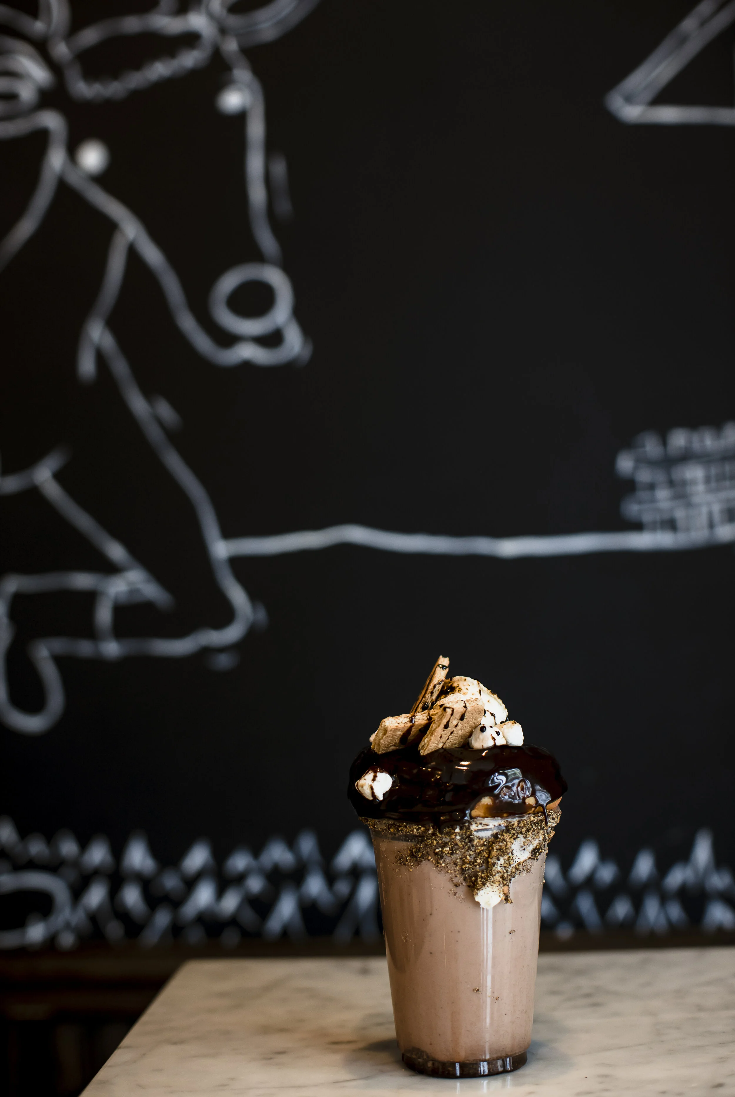 S'mores Donut &amp; Peanut S'mores Smoothie