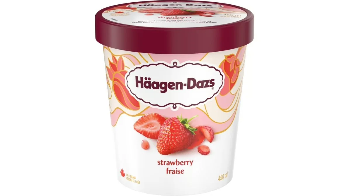 Haagen Dazs Strawberry Ice Cream