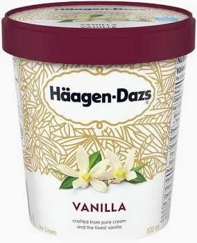 Häagen-Dazs Ice Cream Vanilla 450ml