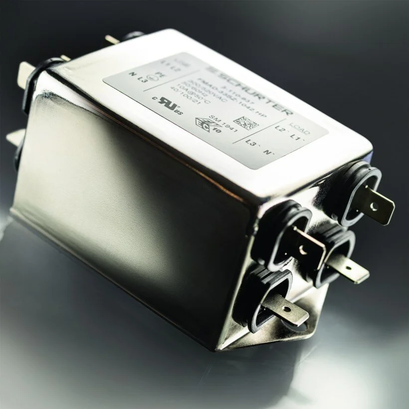 3-phase built-in filter with neutral line