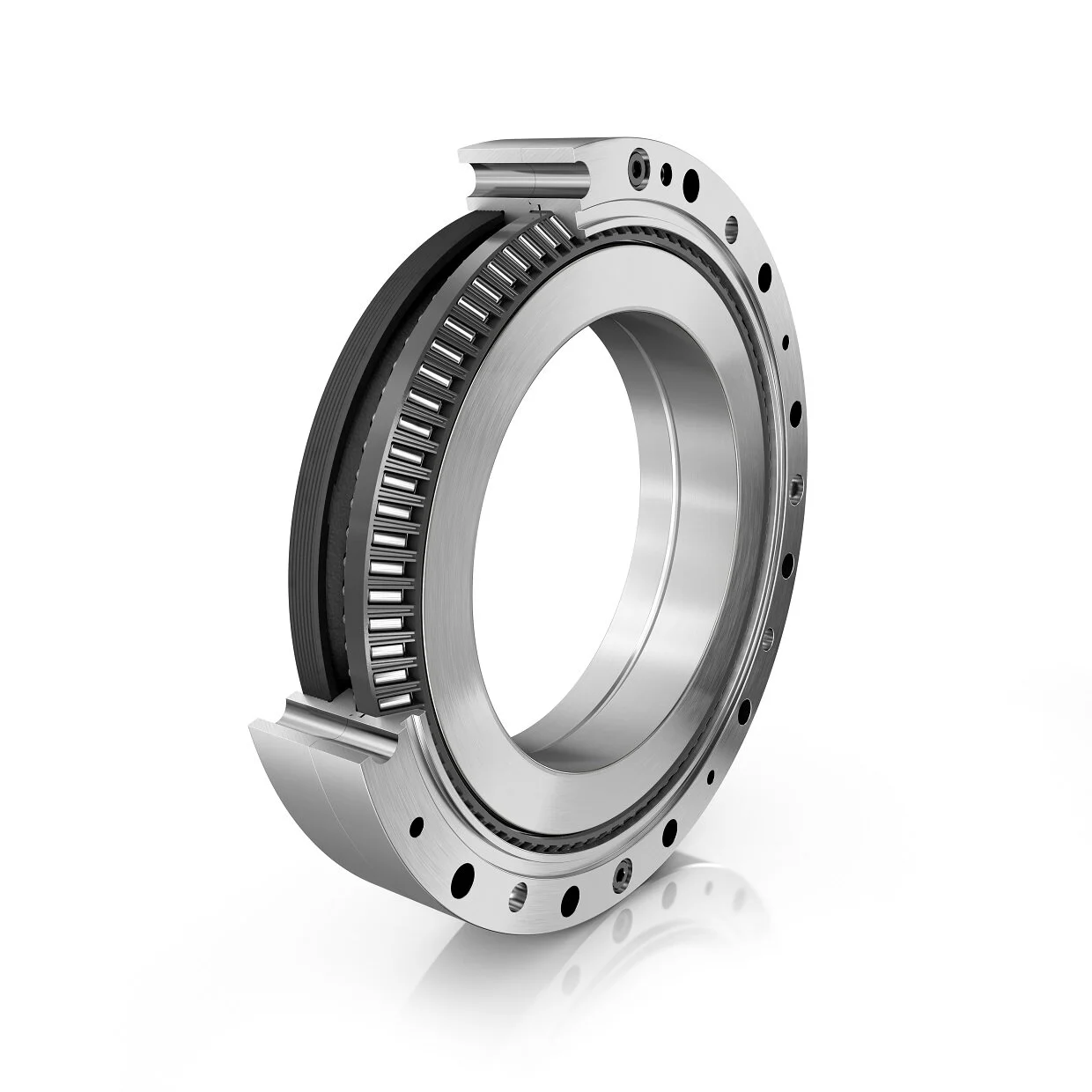 The new XZU conical thrust cage needle roller bearing by Schaeffler is used in lightweight and collaborative robots, both as an articulated arm bearing and as a main bearing support for Schaeffler’s new RTWH precision gearbox.&nbsp;