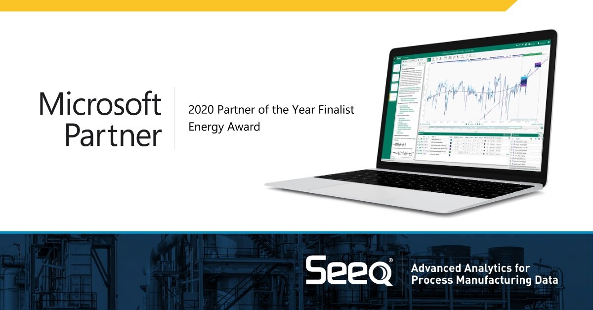 Seeq Recognized As A Finalist For Energy 2020 Microsoft Partner Of The Year