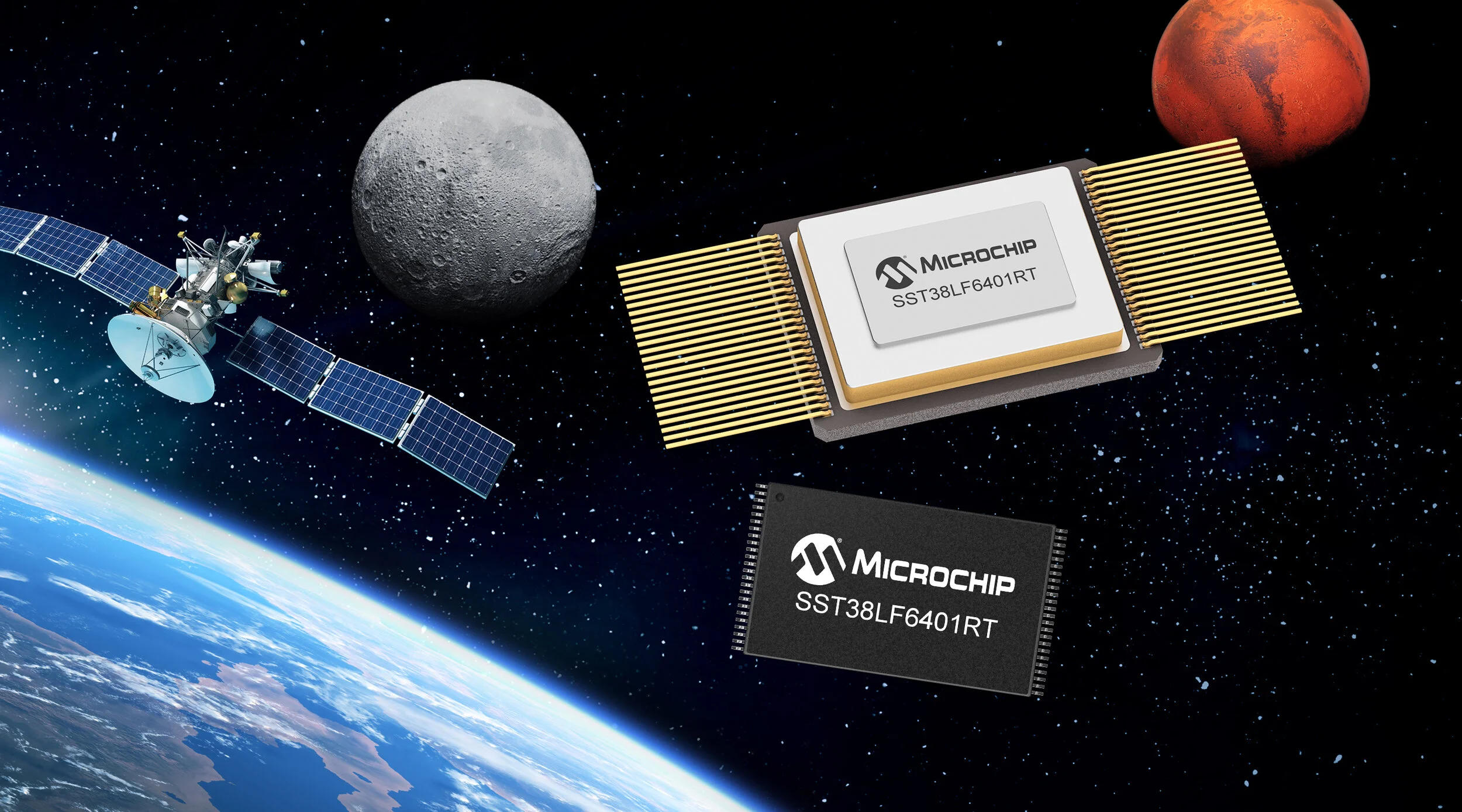 Microchip Adds 64 Mbit Parallel SuperFlash® Memory To Its Family Of Radiation-Tolerant COTS-Based Devices For Space Systems