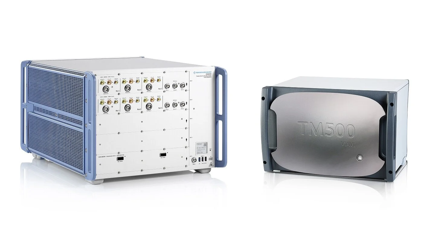Rohde &amp; Schwarz and VIAVI Demonstrate 5G NR High-Speed Downlink IP Data Throughput Using 8x FR1 &amp; FR2 Component Carriers