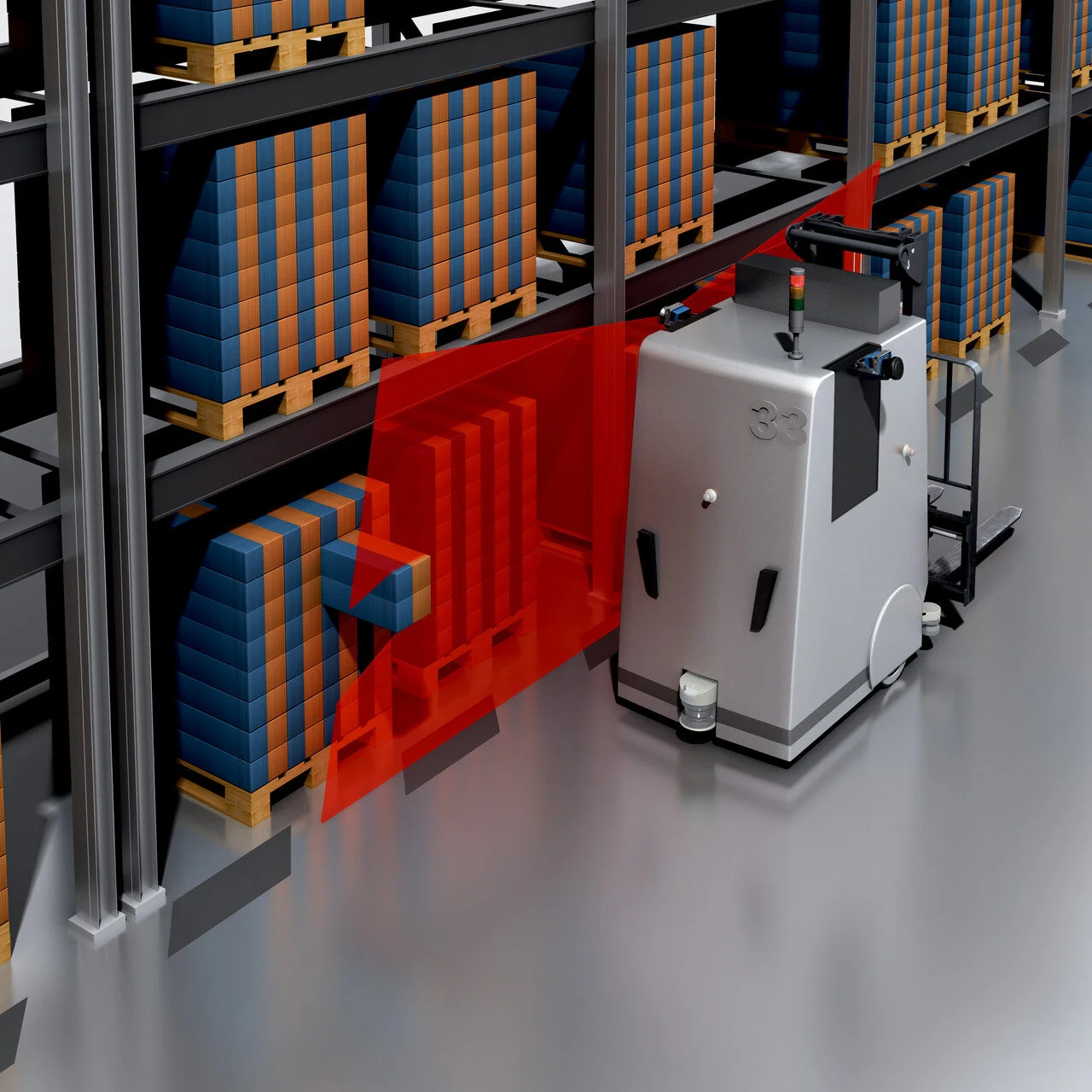 Collision avoidance for materials handling