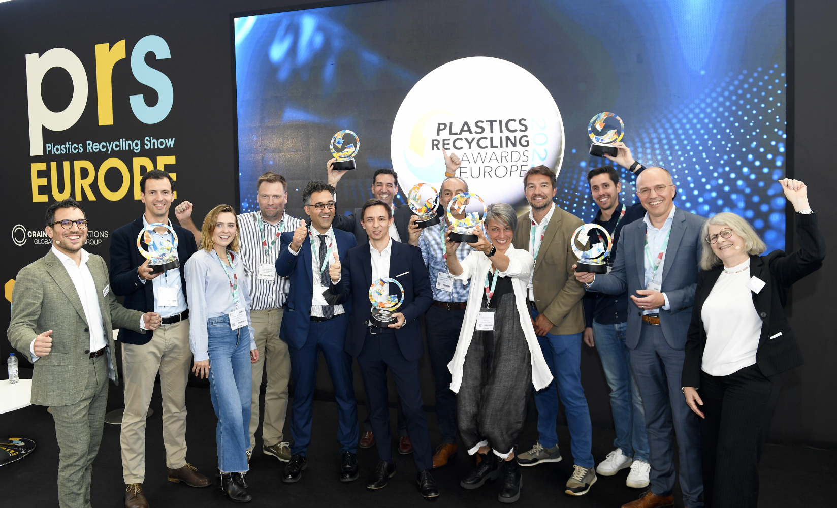 Winners of The Plastics Recycling Awards Europe 2022 Announced at PRSE